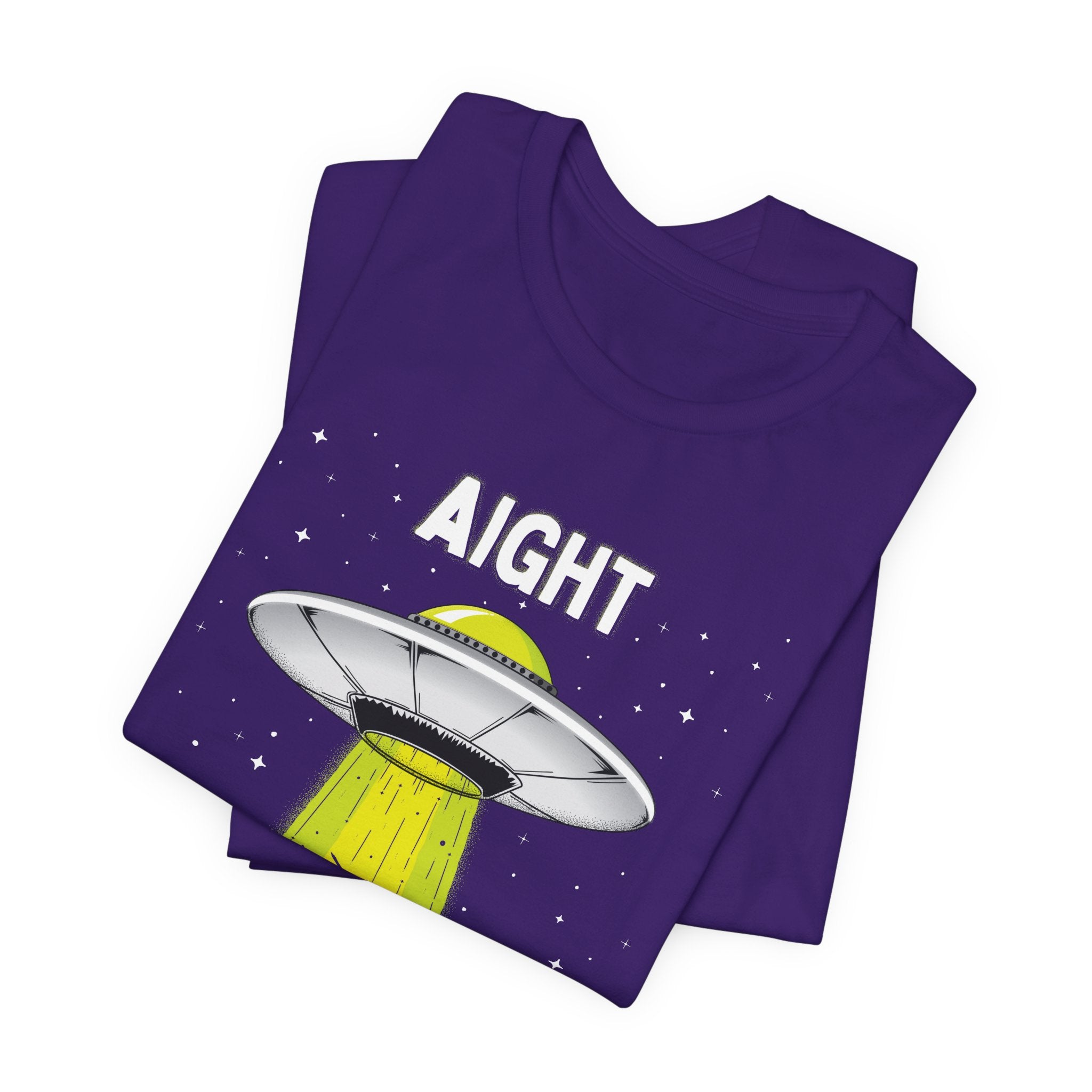 Aight Imma Head Out UFO Tee — Funny Alien Abduction T‑Shirt