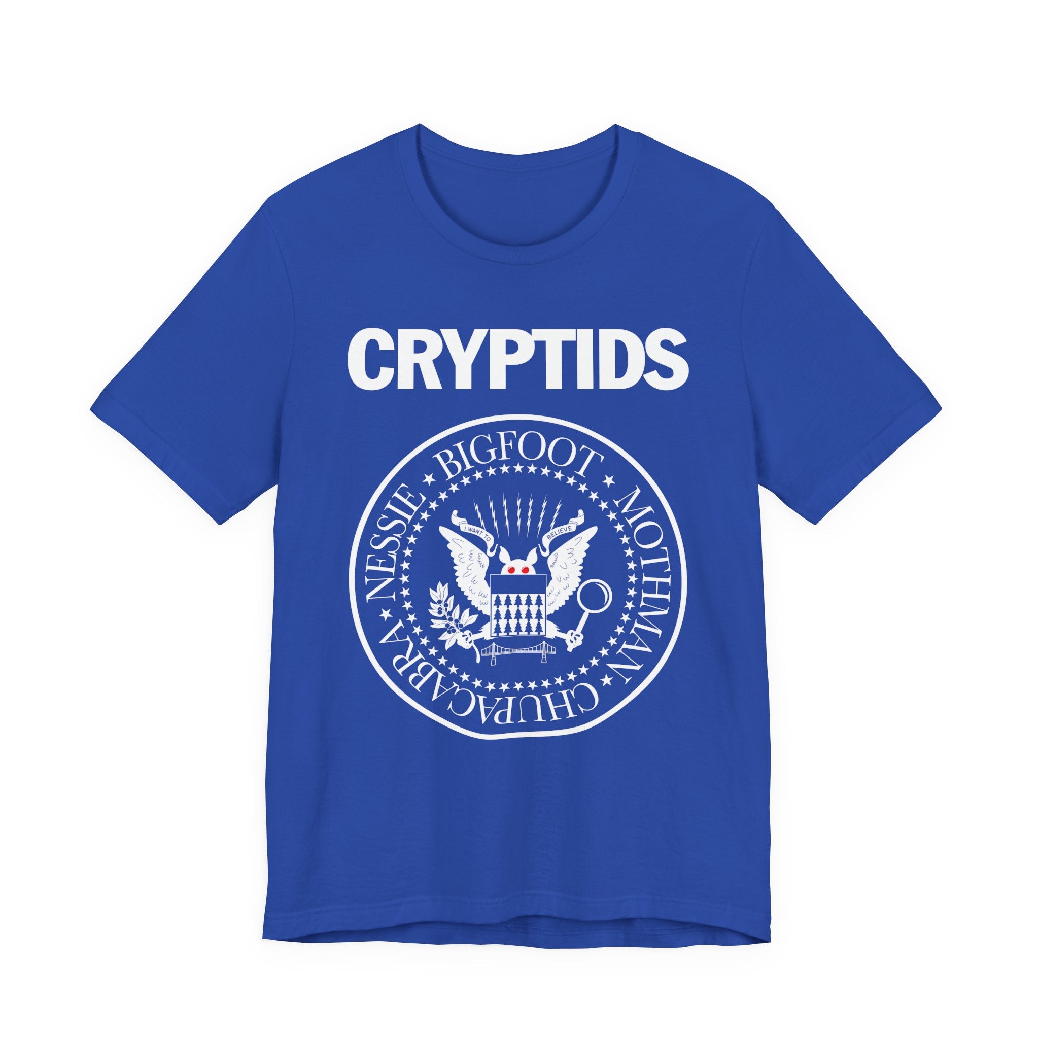 Cryptids PUNK Tee — Bigfoot, Nessie, Mothman & Chupacabra Graphic Shirt