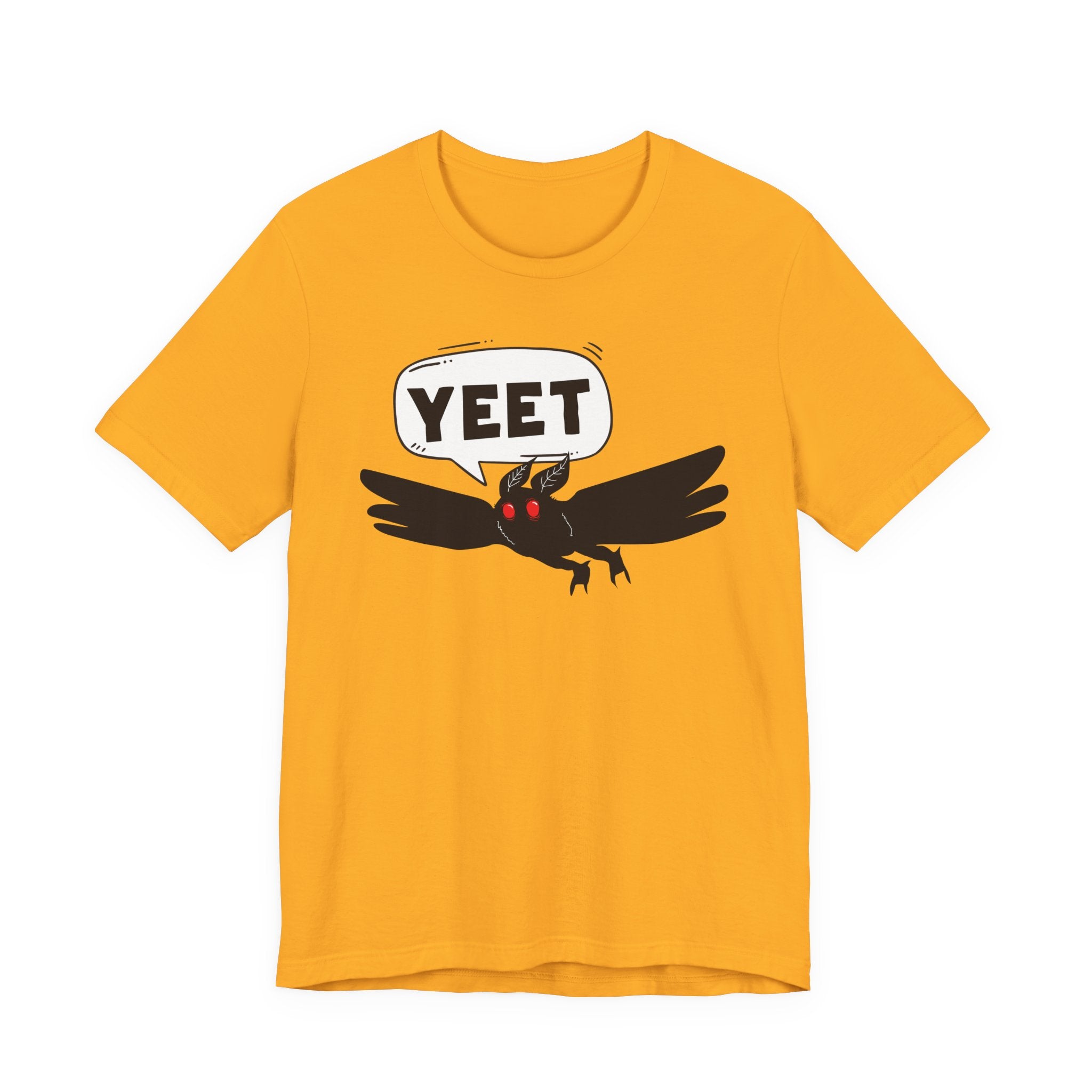YEET Crow T-Shirt — Funny Gothic Raven Tee with Speech Bubble