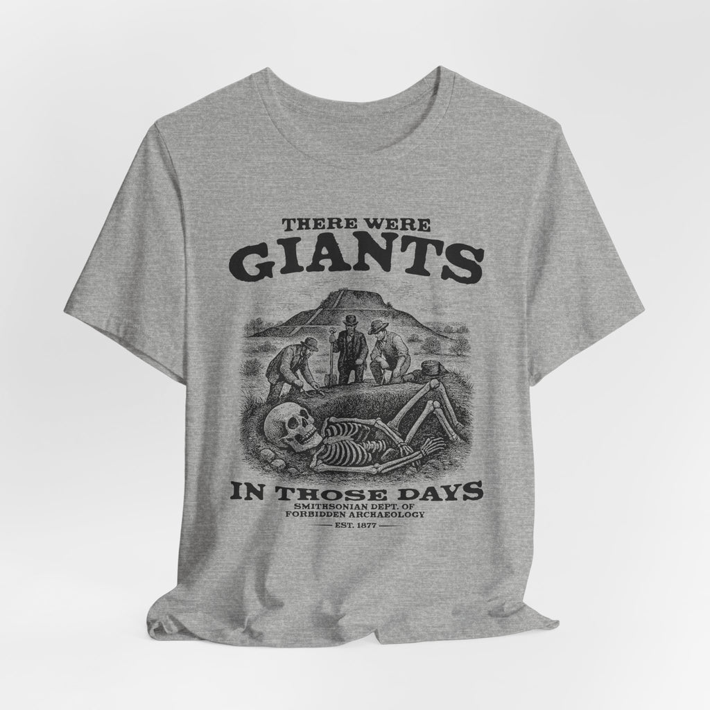 There Were Giants T-Shirt — Vintage Skeleton Illustration Tee