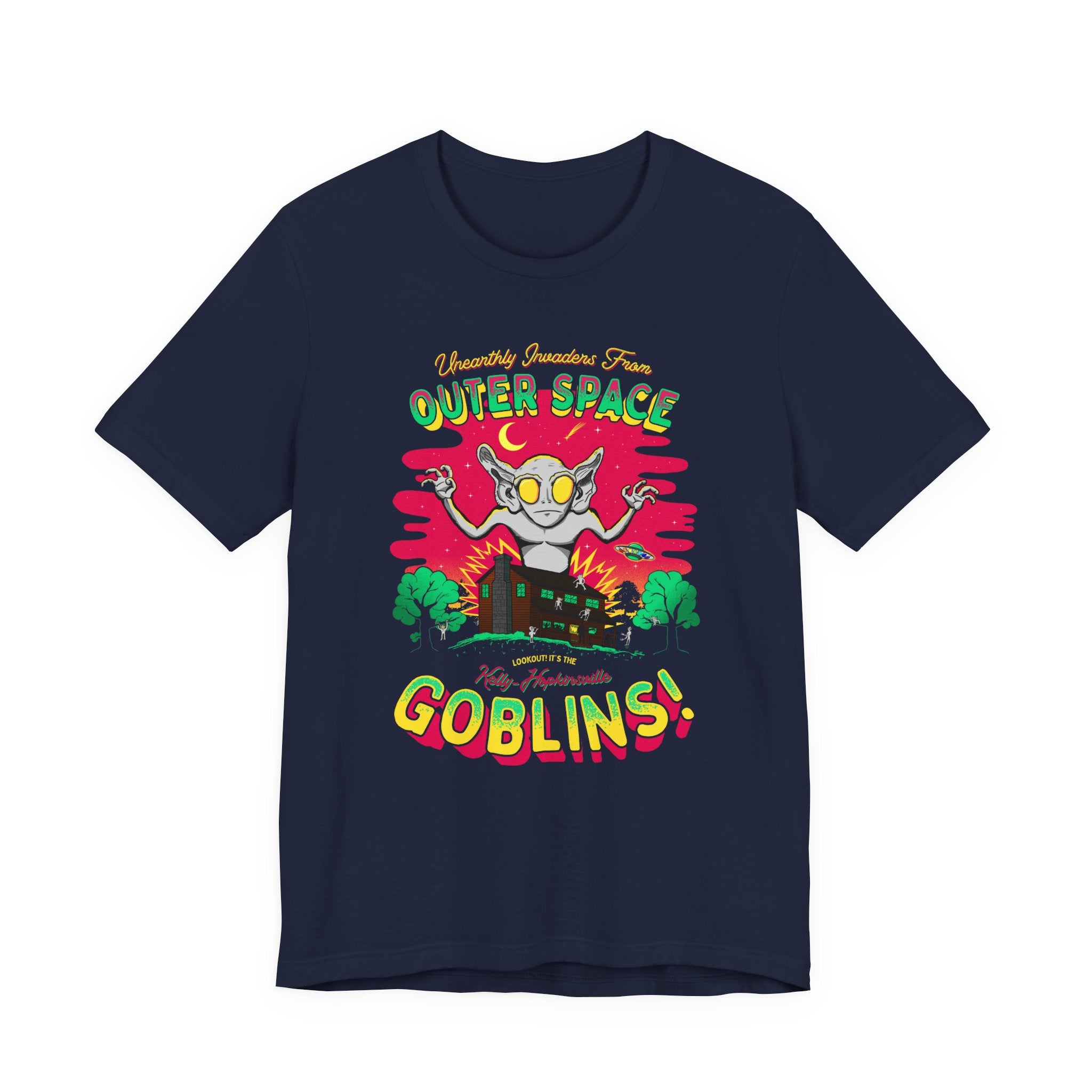Hopkinsville Kentucky Goblins T-Shirt — Retro Outer Space Goblins