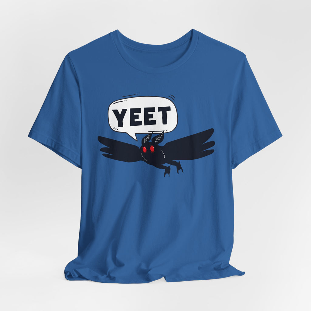 YEET Crow T-Shirt — Funny Gothic Raven Tee with Speech Bubble