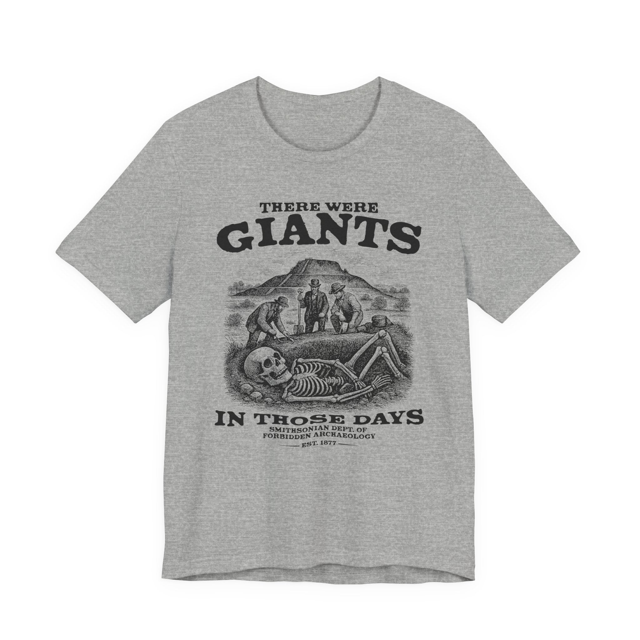 There Were Giants T-Shirt — Vintage Skeleton Illustration Tee