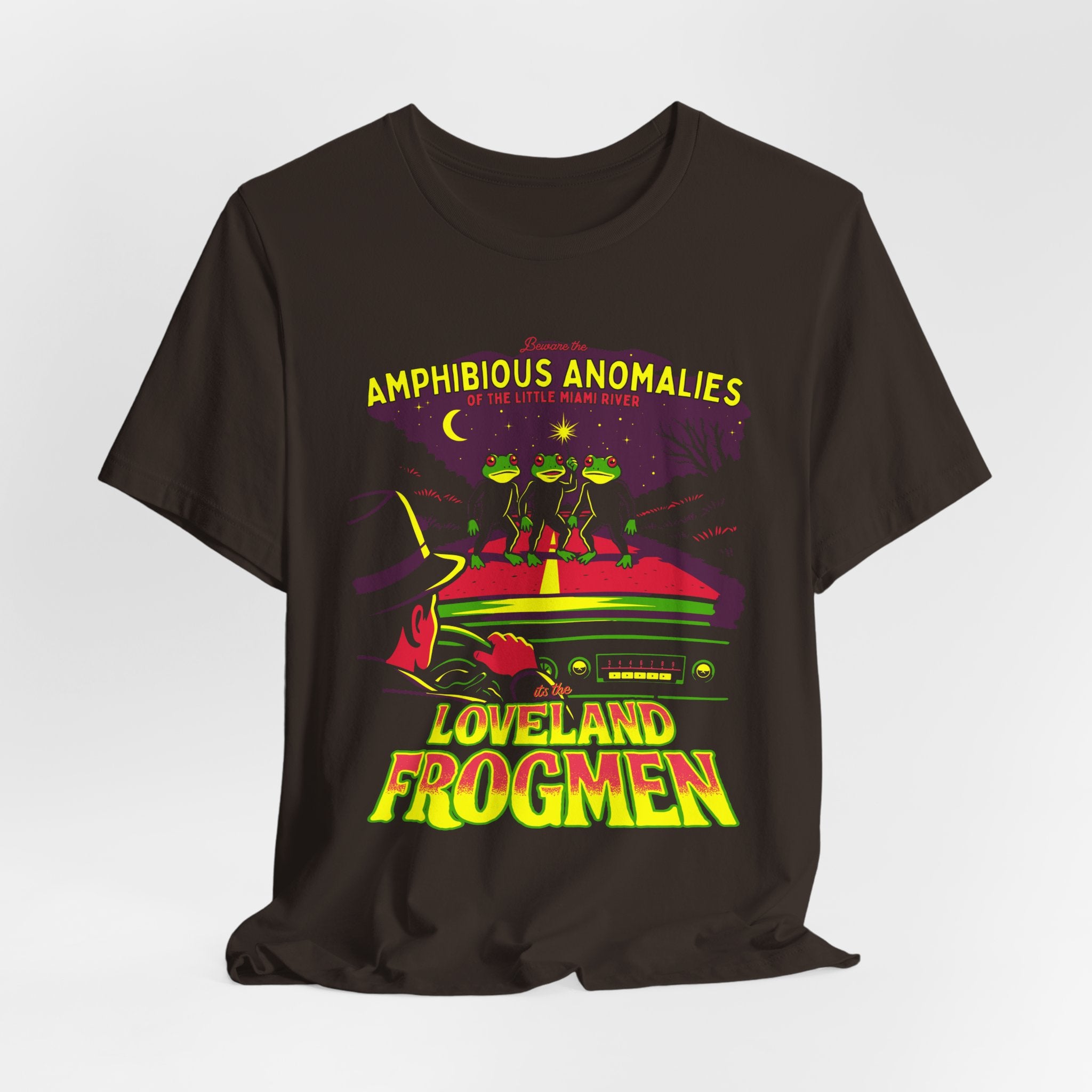 Loveland Frogmen T‑Shirt — "Amphibious Anomalies" Retro Cryptid Tee