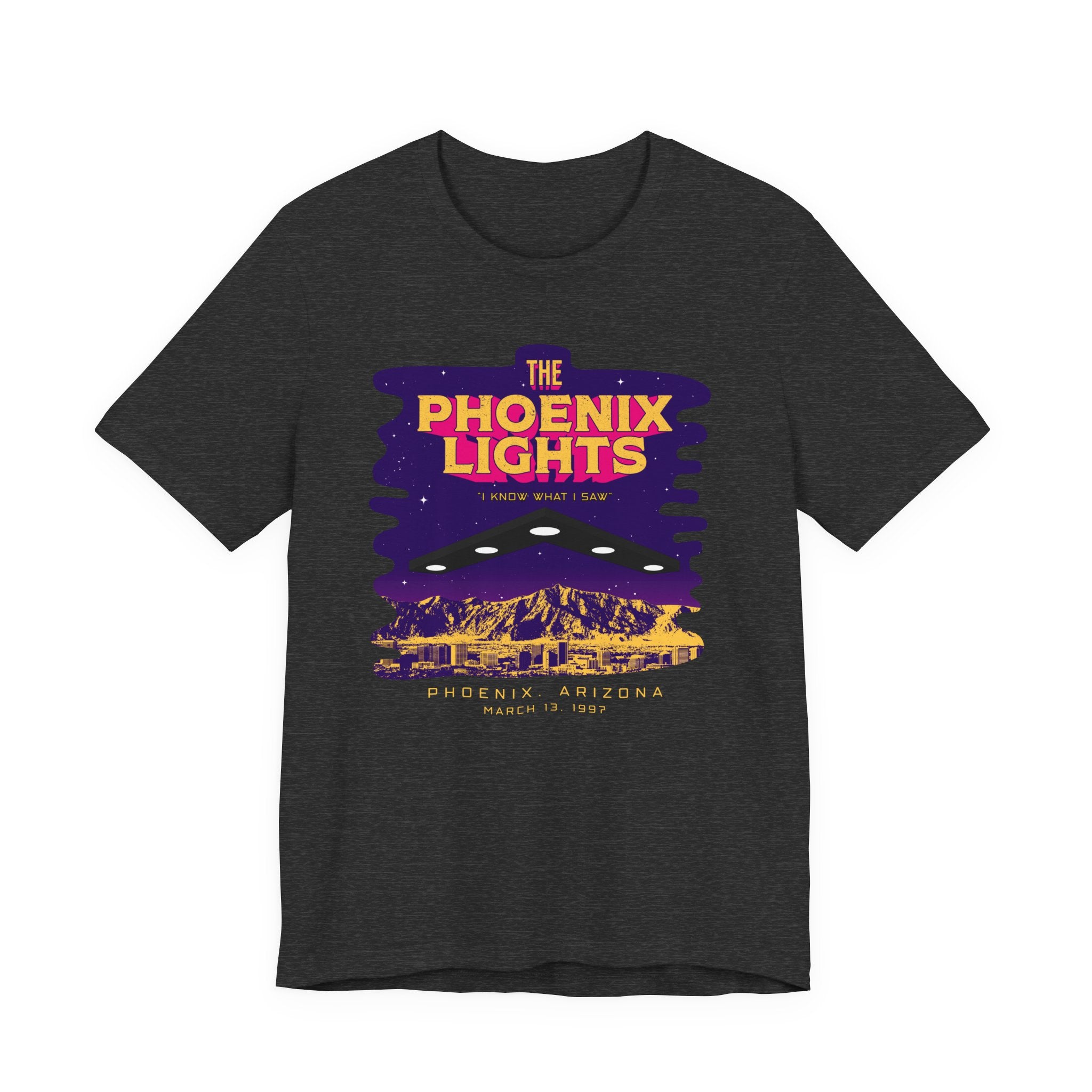 Phoenix Lights Tee — Vintage UFO Phoenix Arizona Night Sightings T-Shirt