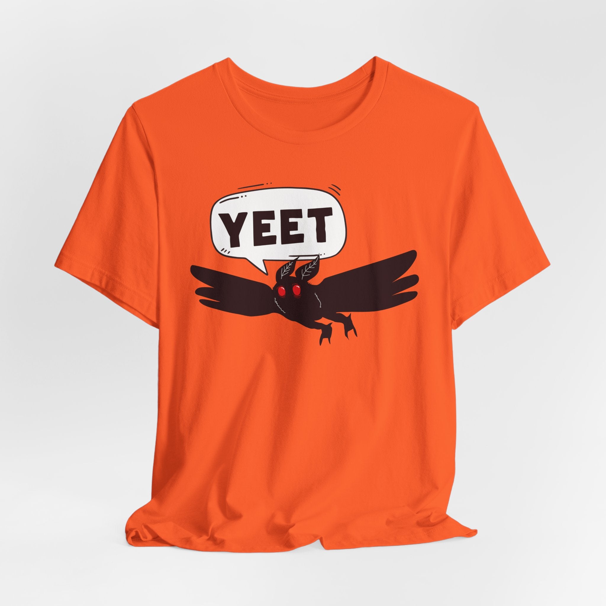 YEET Crow T-Shirt — Funny Gothic Raven Tee with Speech Bubble