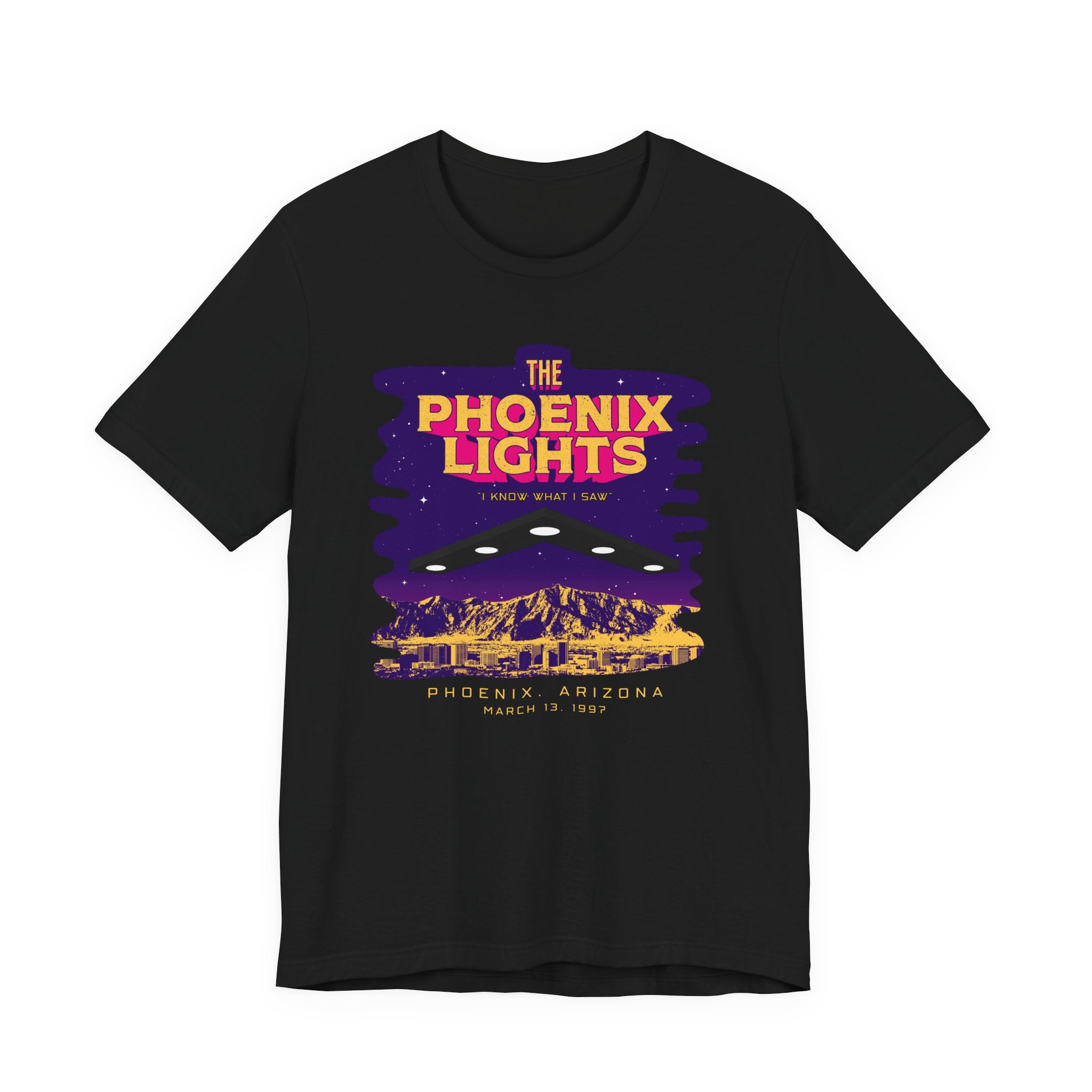 Phoenix Lights Tee — Vintage UFO Phoenix Arizona Night Sightings T-Shirt