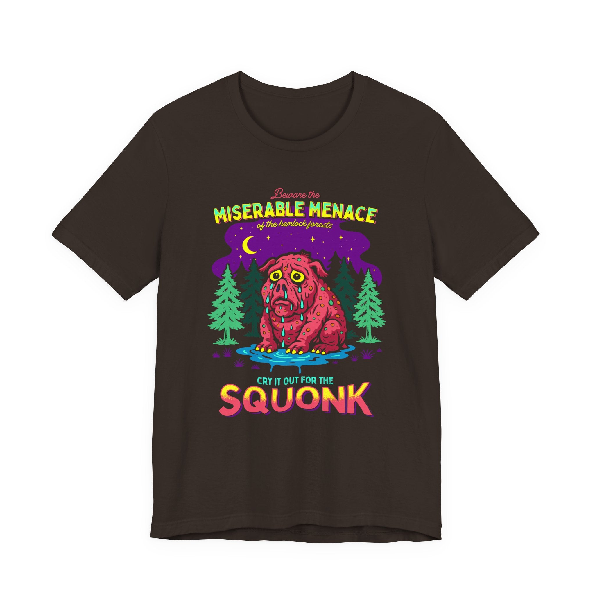 Miserable Menace 'Squonk' Graphic Tee — Cute Creepy Forest Creature T-Shirt