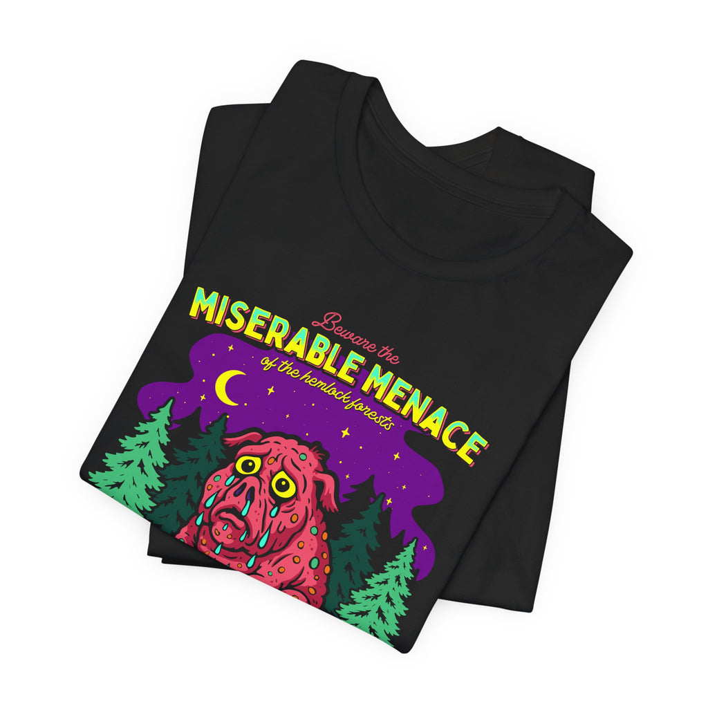 Miserable Menace 'Squonk' Graphic Tee — Cute Creepy Forest Creature T-Shirt