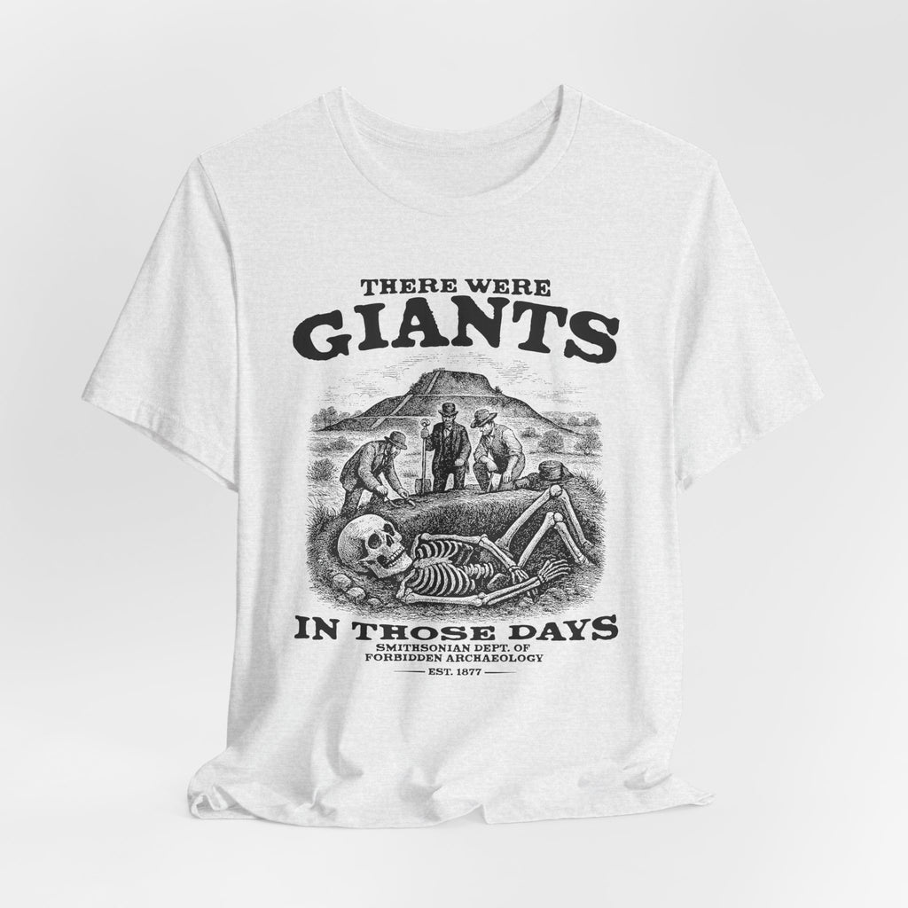 There Were Giants T-Shirt — Vintage Skeleton Illustration Tee