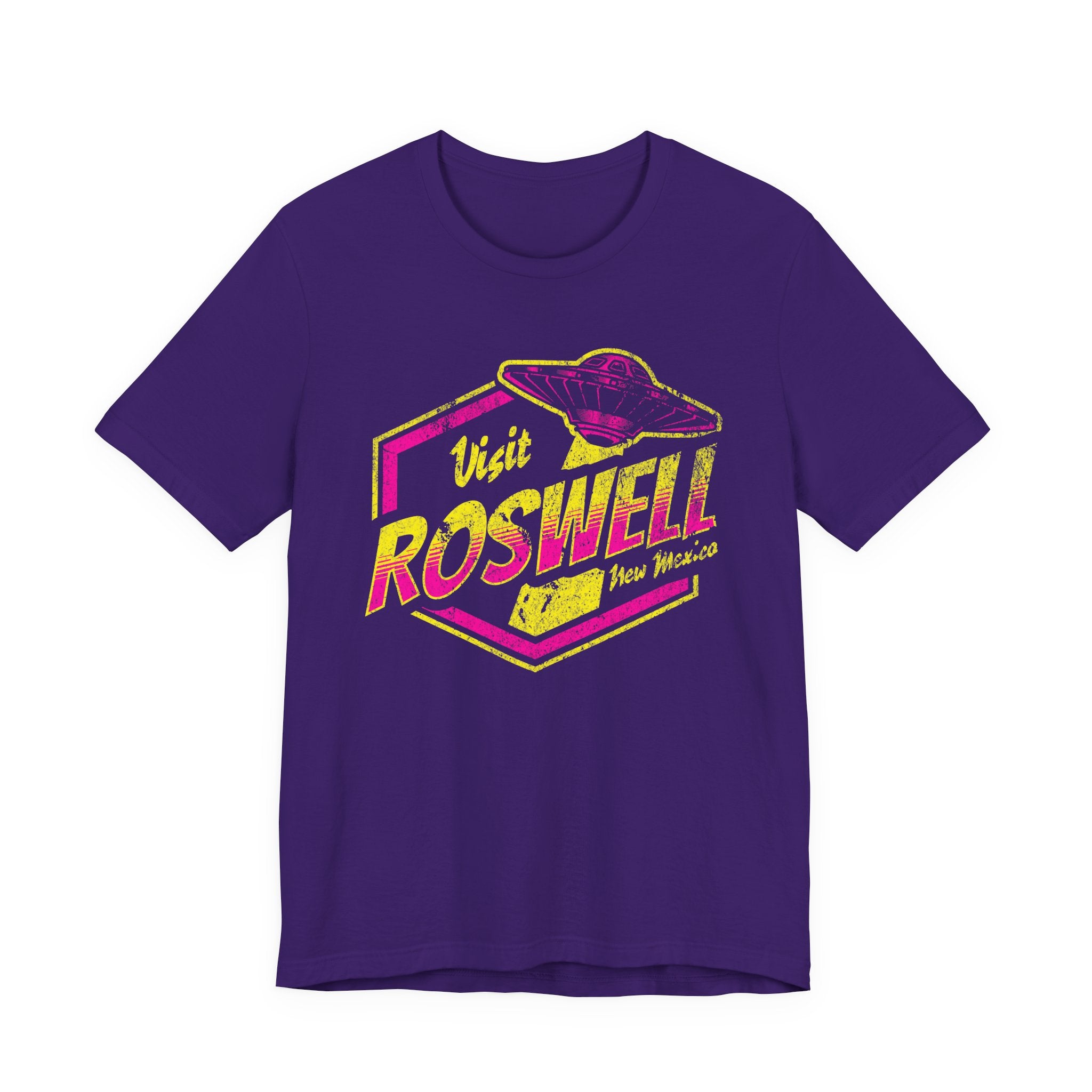 Visit Roswell Tee — Retro UFO Alien Abduction T-Shirt