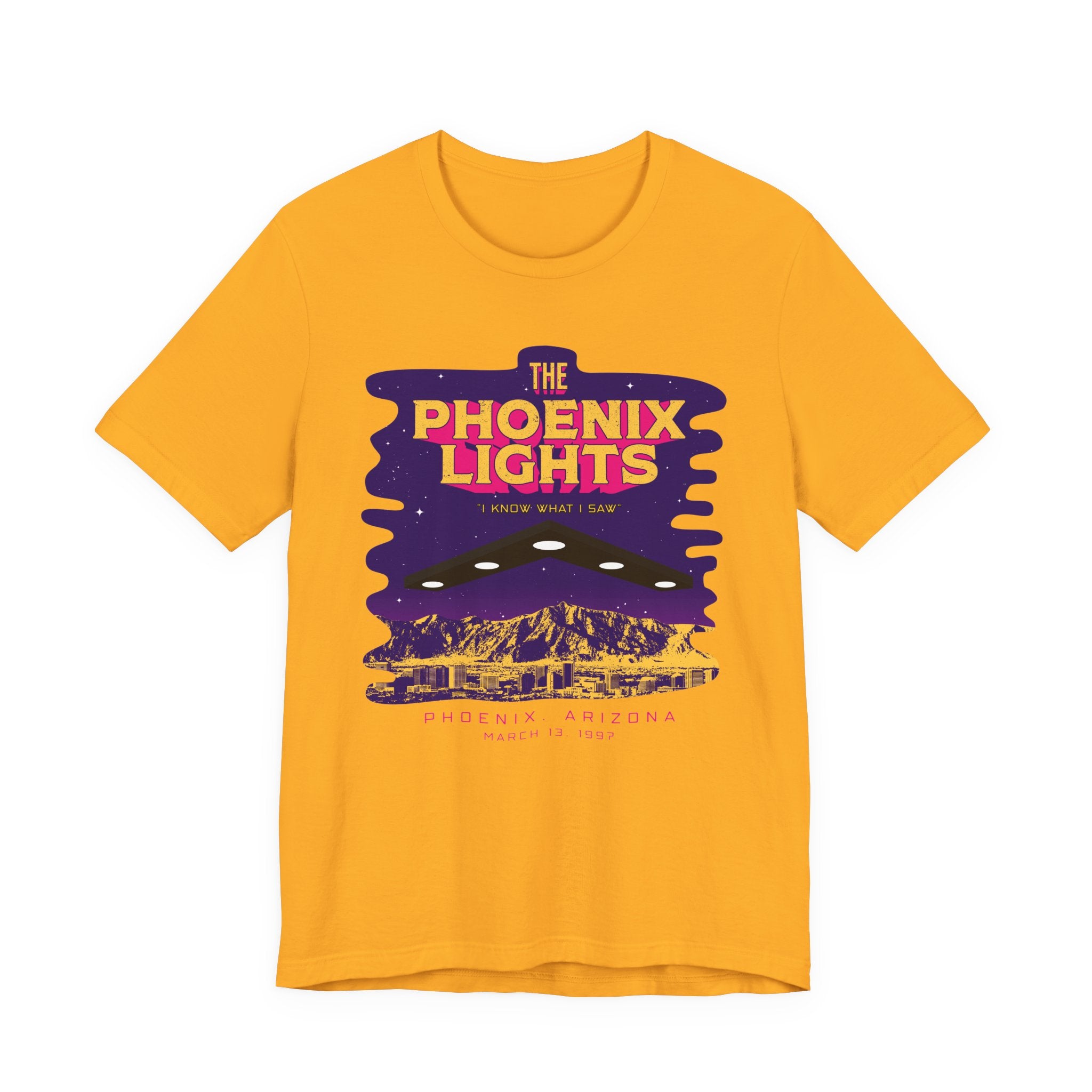 Phoenix Lights Tee — Vintage UFO Phoenix Arizona Night Sightings T-Shirt