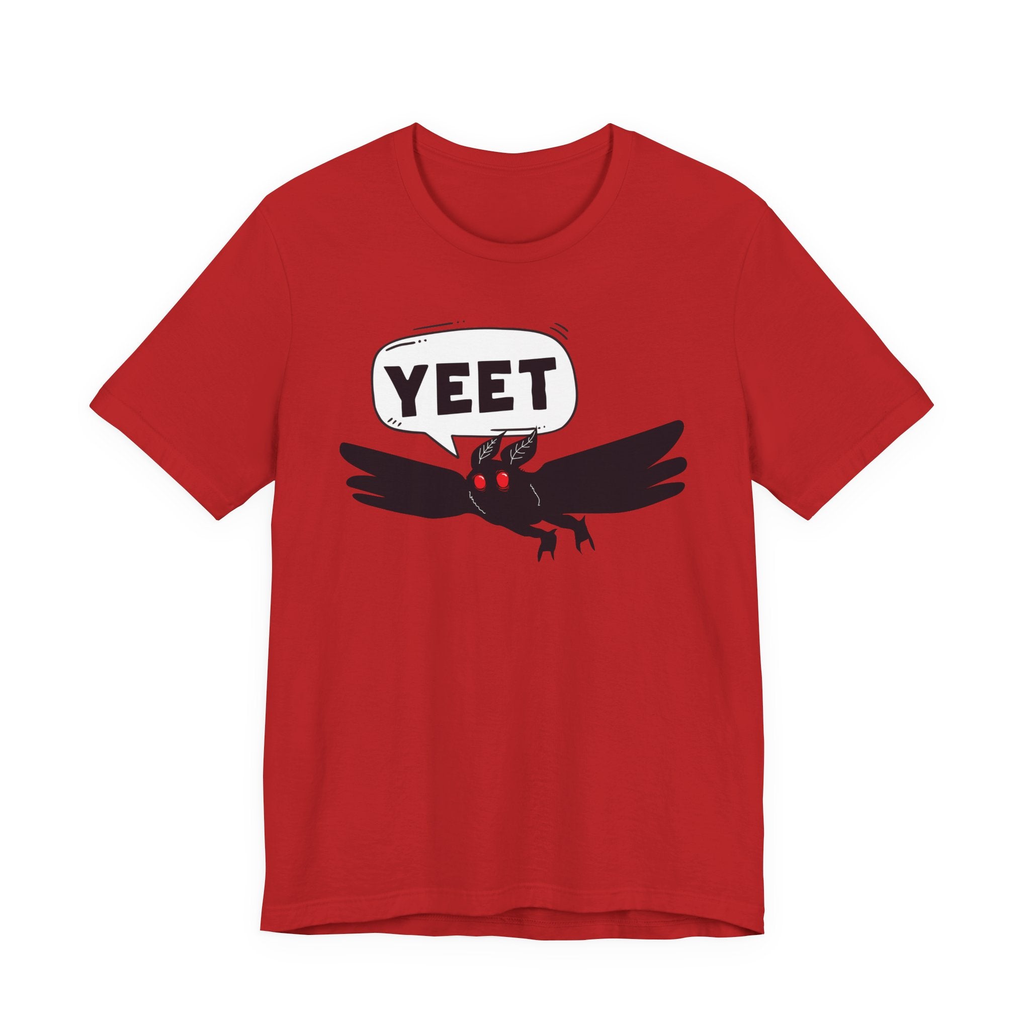 YEET Crow T-Shirt — Funny Gothic Raven Tee with Speech Bubble