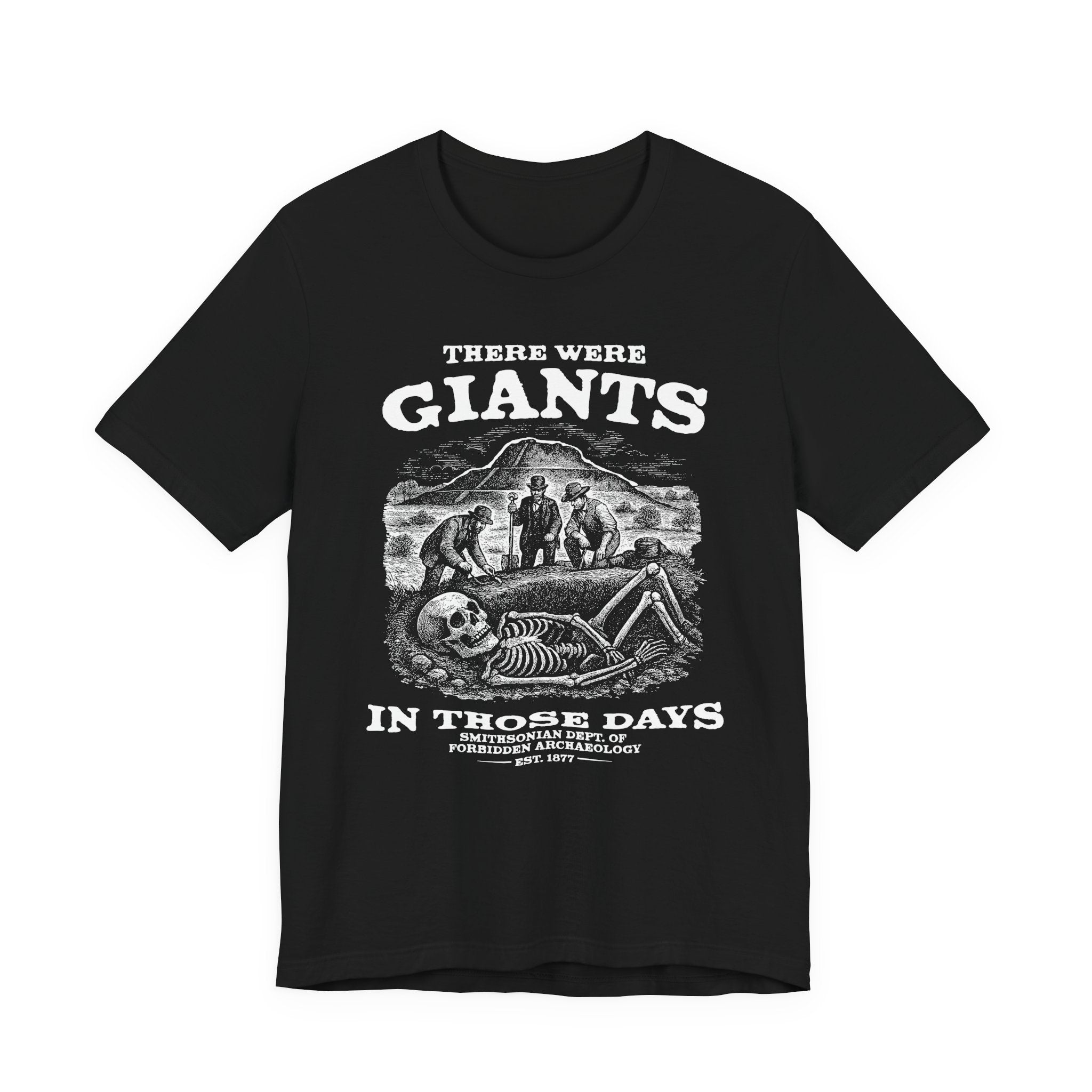 There Were Giants T-Shirt — Vintage Skeleton Illustration Tee