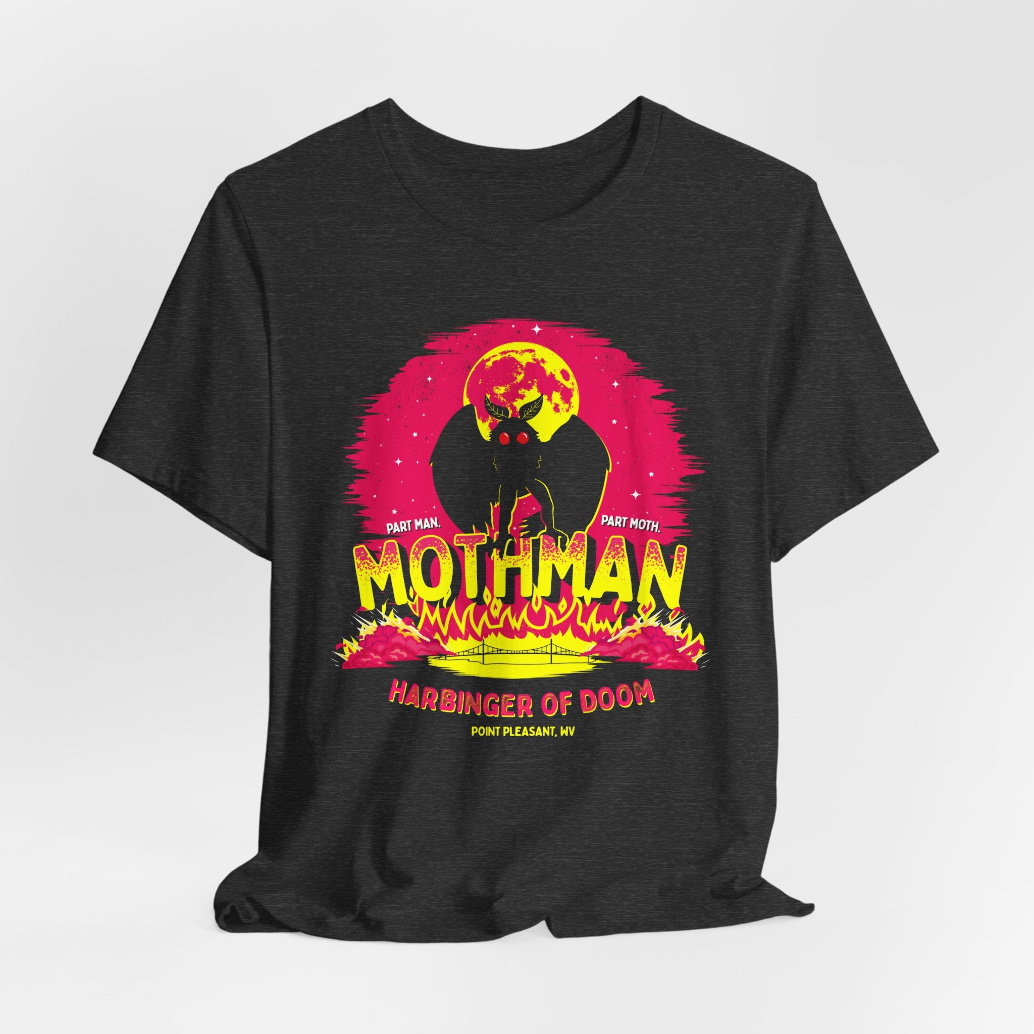 Mothman Harbinger of Doom T-Shirt // Retro Cryptid Graphic Shirt