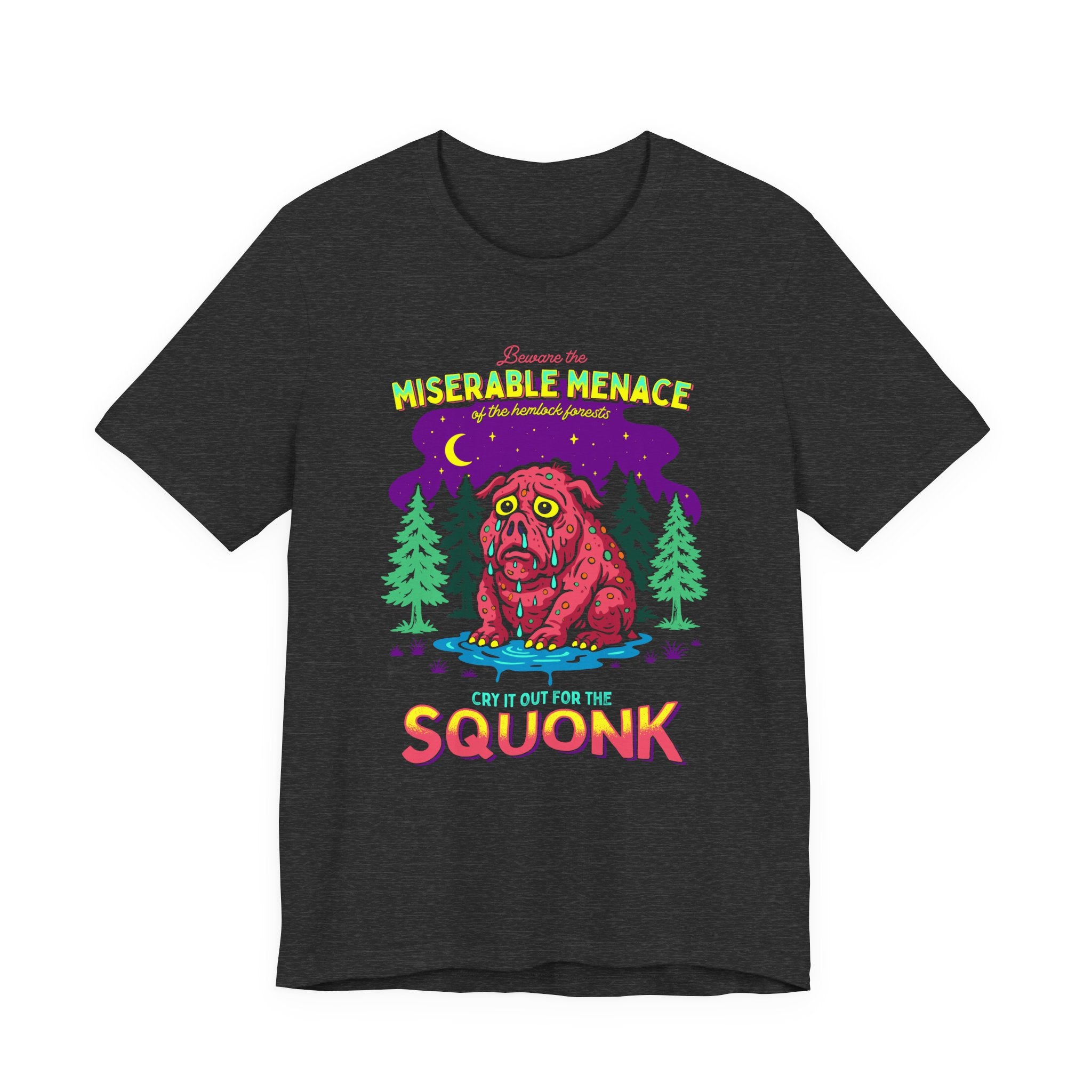 Miserable Menace 'Squonk' Graphic Tee — Cute Creepy Forest Creature T-Shirt