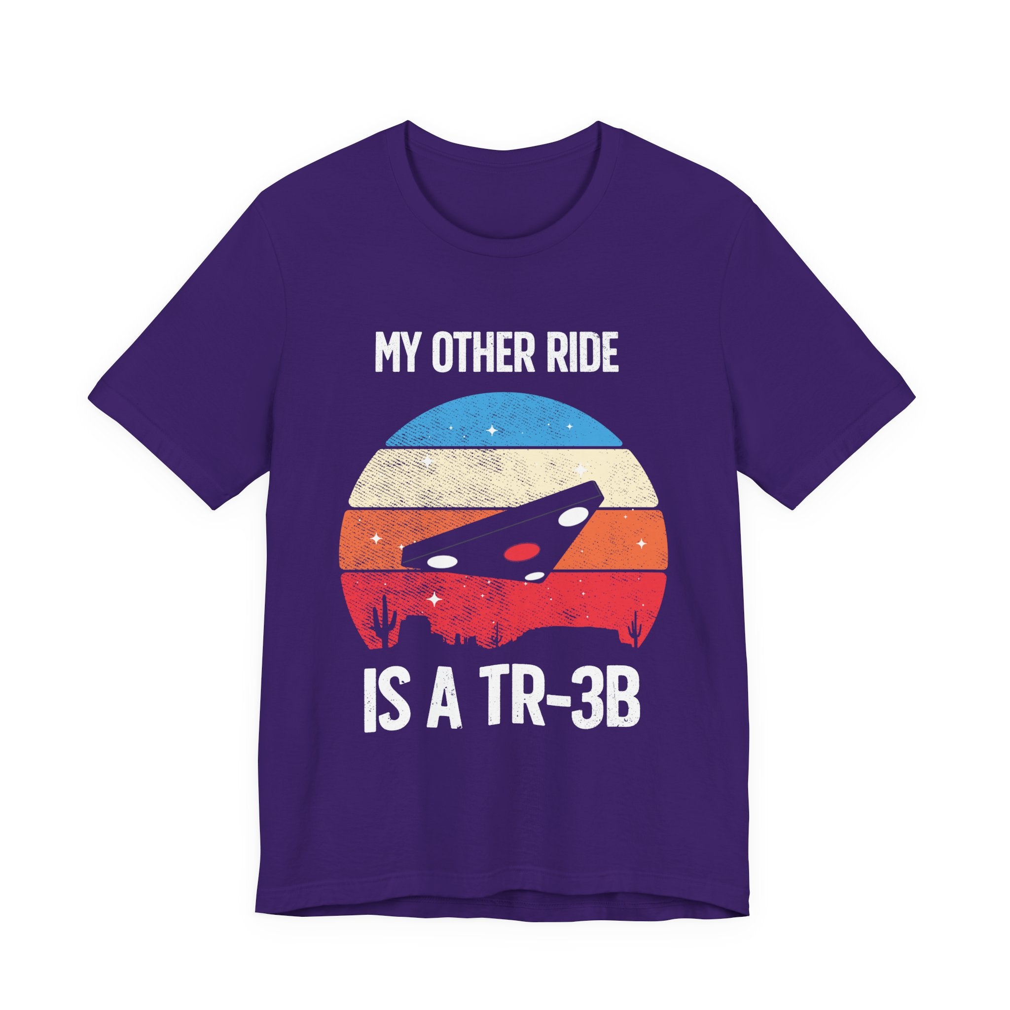 UFO Graphic Tee - "My Other Ride Is A TR-3B" Retro Alien T‑Shirt
