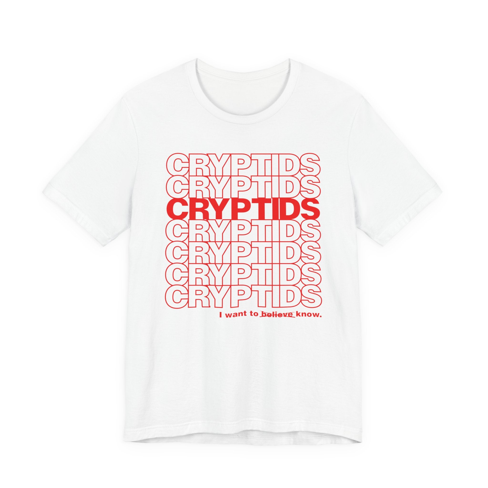 CRYPTIDS Thank You T-Shirt