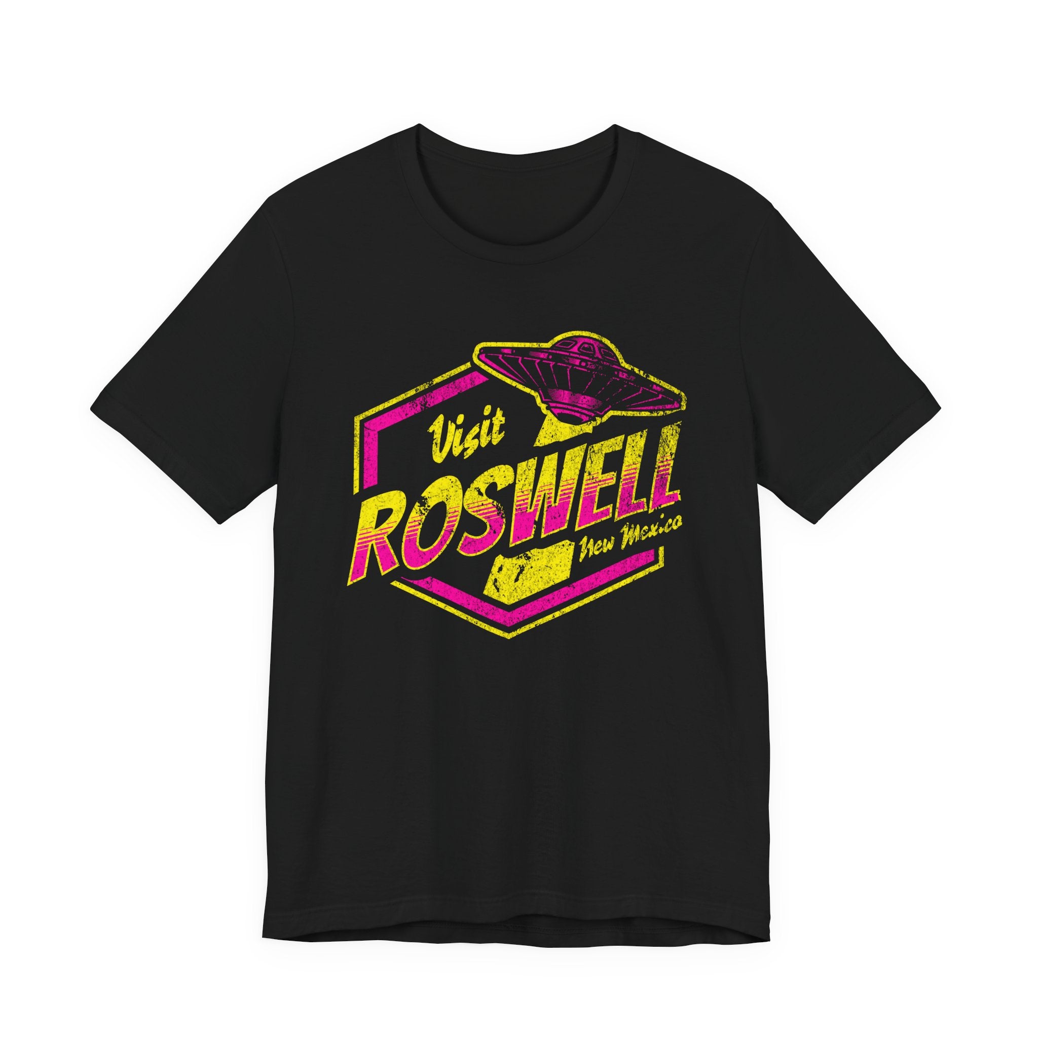 Visit Roswell Tee — Retro UFO Alien Abduction T-Shirt