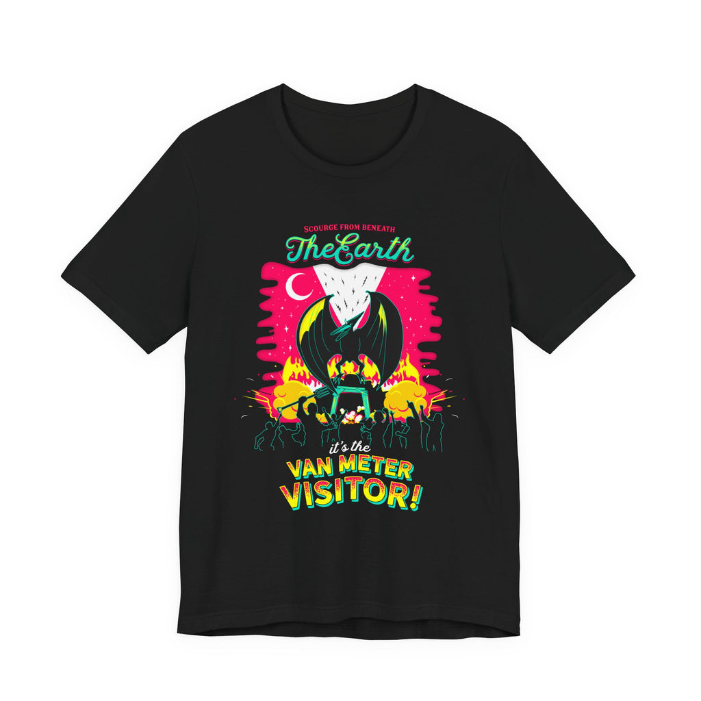 Alien Abduction Tee — "The Earth Is The Van Meter Visitor!" Retro Sci‑Fi Graphic T-Shirt