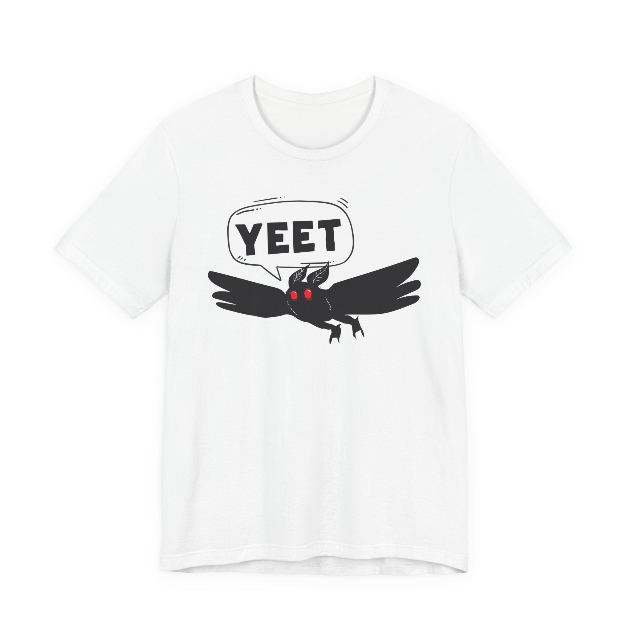 YEET Crow T-Shirt — Funny Gothic Raven Tee with Speech Bubble