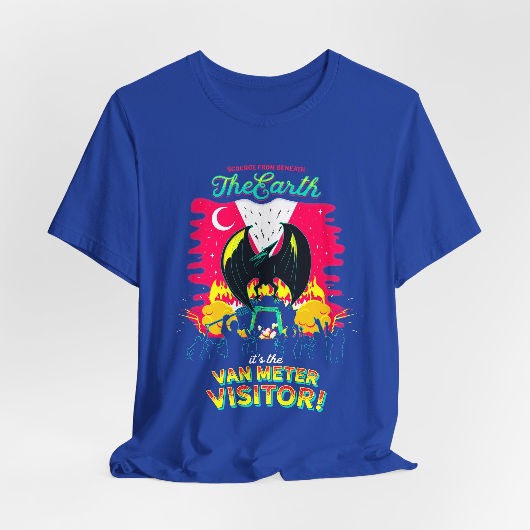 Alien Abduction Tee — "The Earth Is The Van Meter Visitor!" Retro Sci‑Fi Graphic T-Shirt