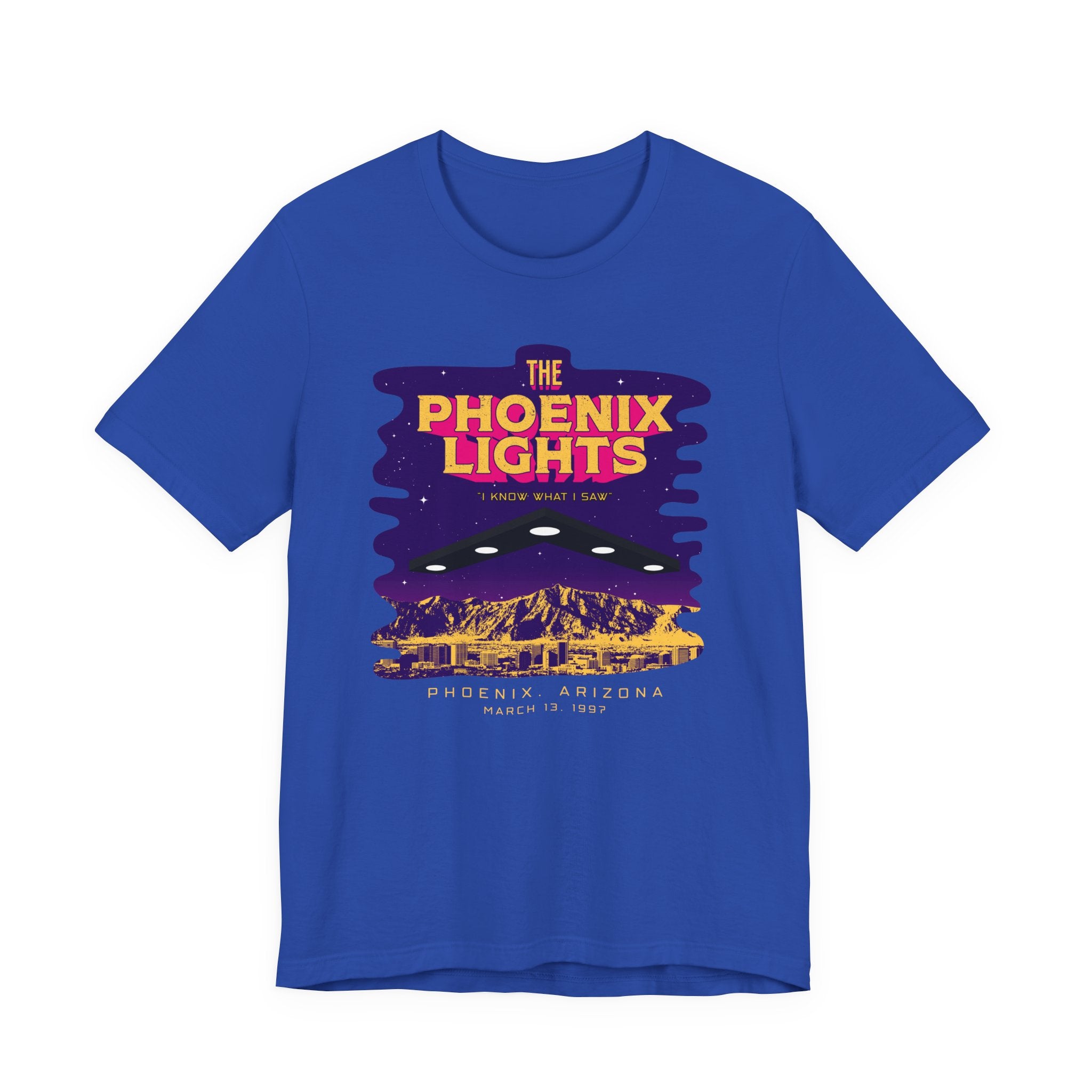 Phoenix Lights Tee — Vintage UFO Phoenix Arizona Night Sightings T-Shirt