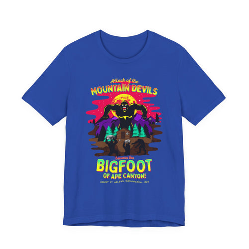 Bigfoot of Ape Canyon Tee — Retro Mountain Devils Sasquatch T‑Shirt