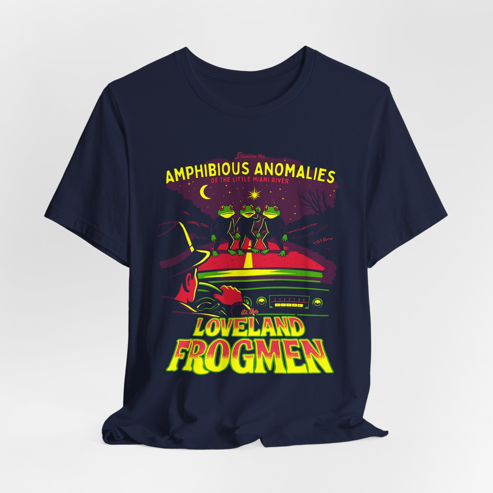 Loveland Frogmen T‑Shirt — "Amphibious Anomalies" Retro Cryptid Tee