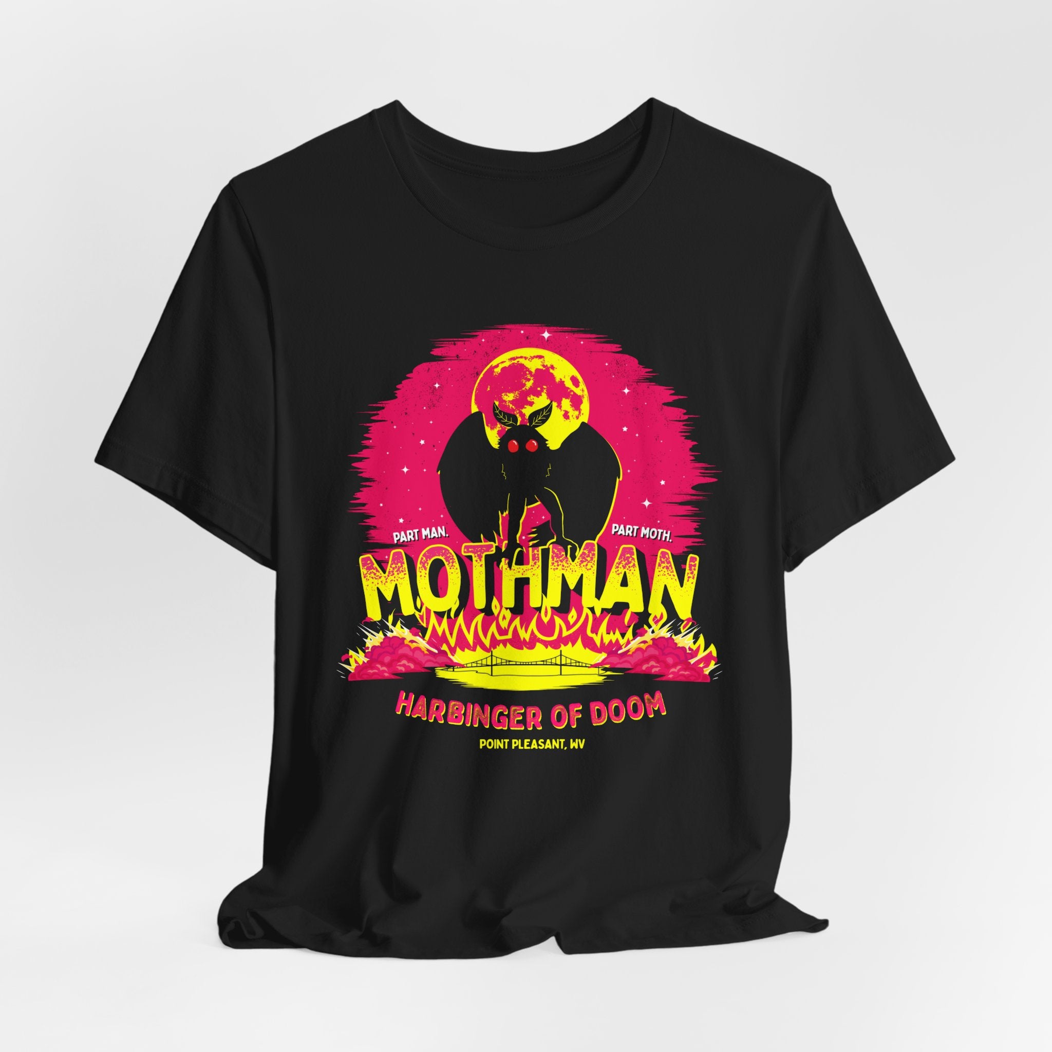 Mothman Harbinger of Doom T-Shirt // Retro Cryptid Graphic Shirt