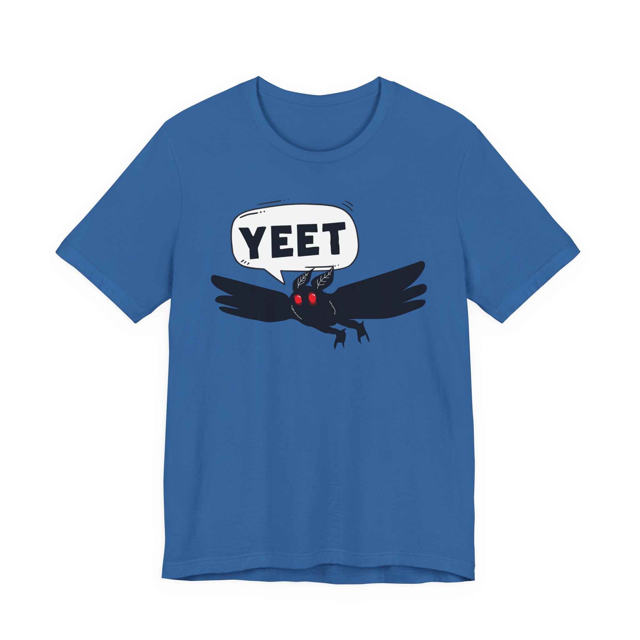 YEET Crow T-Shirt — Funny Gothic Raven Tee with Speech Bubble
