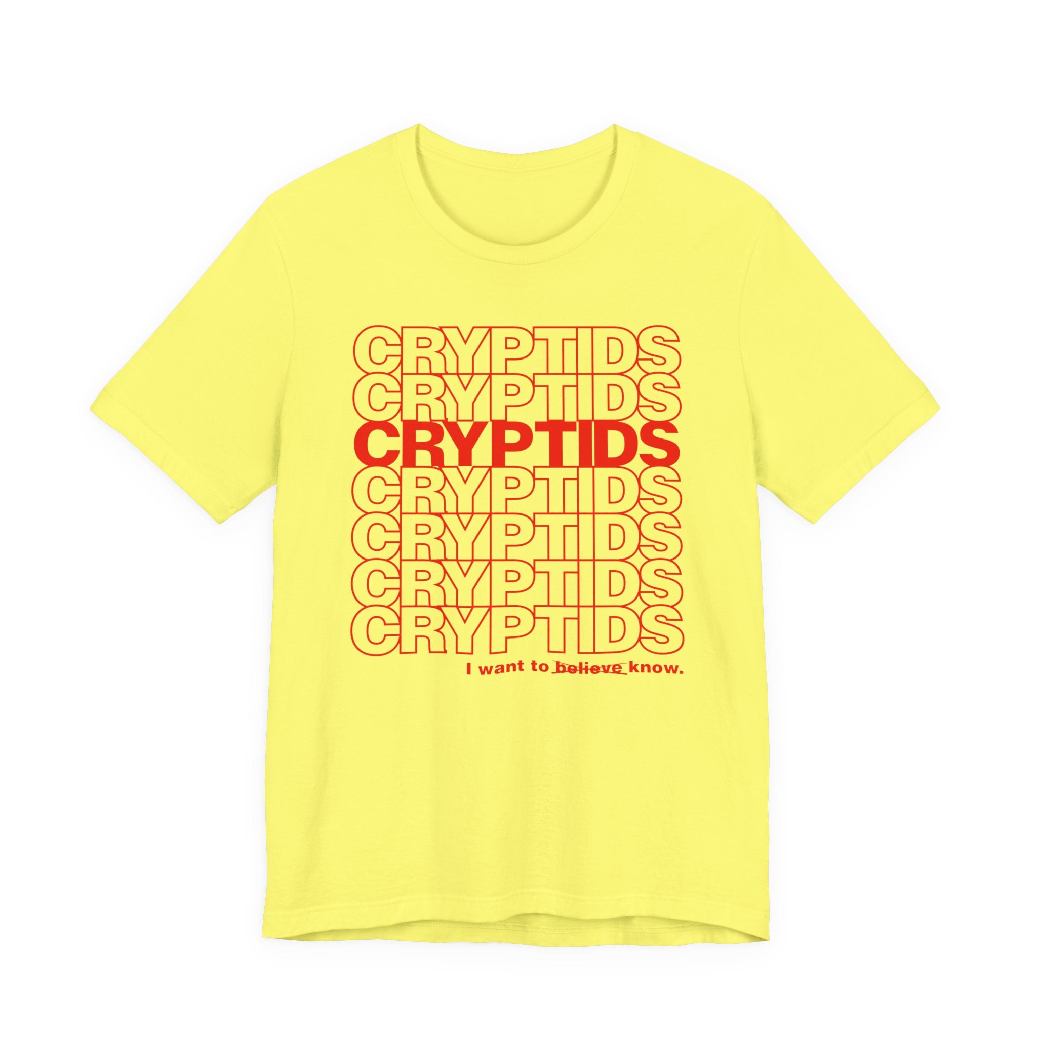 CRYPTIDS Thank You T-Shirt