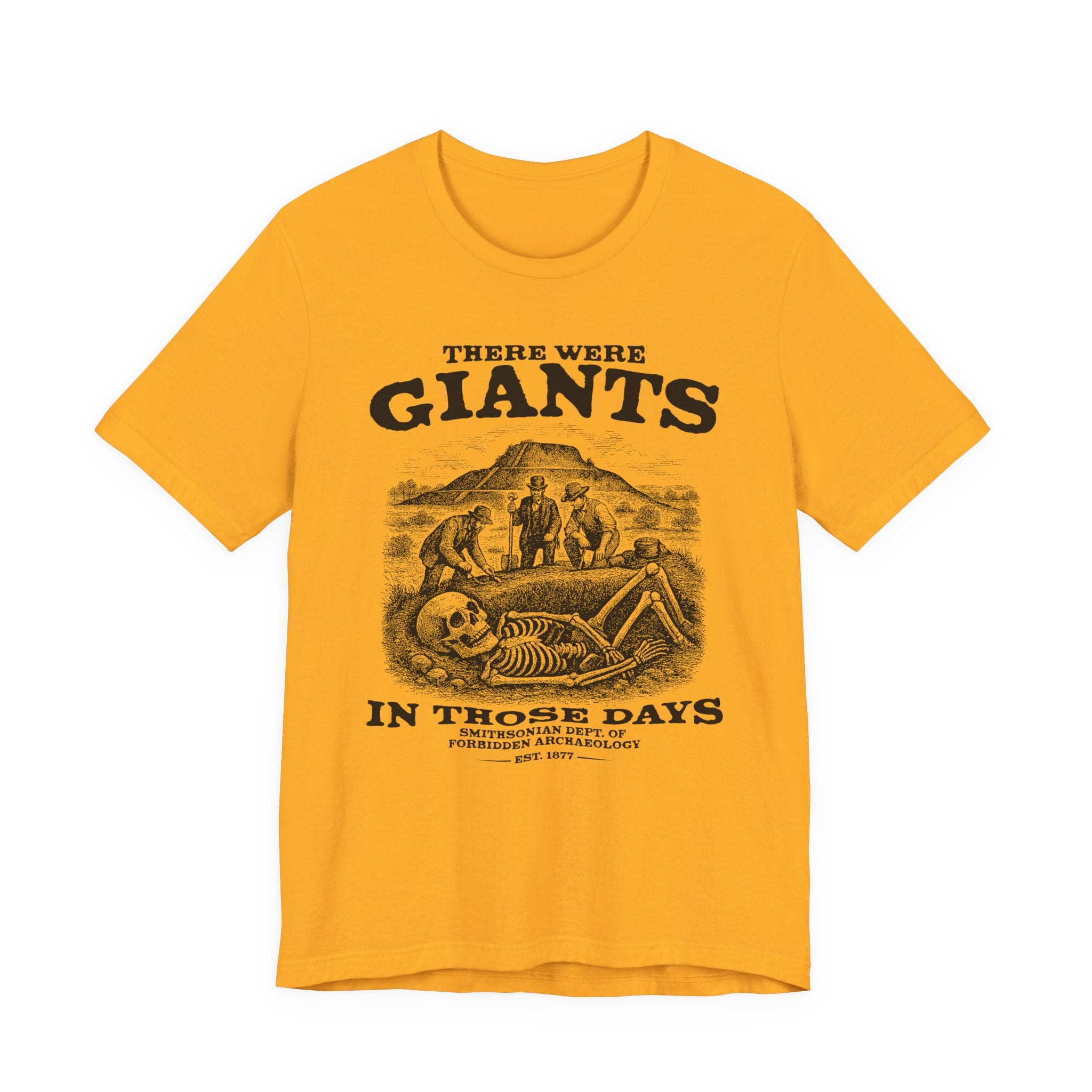 There Were Giants T-Shirt — Vintage Skeleton Illustration Tee