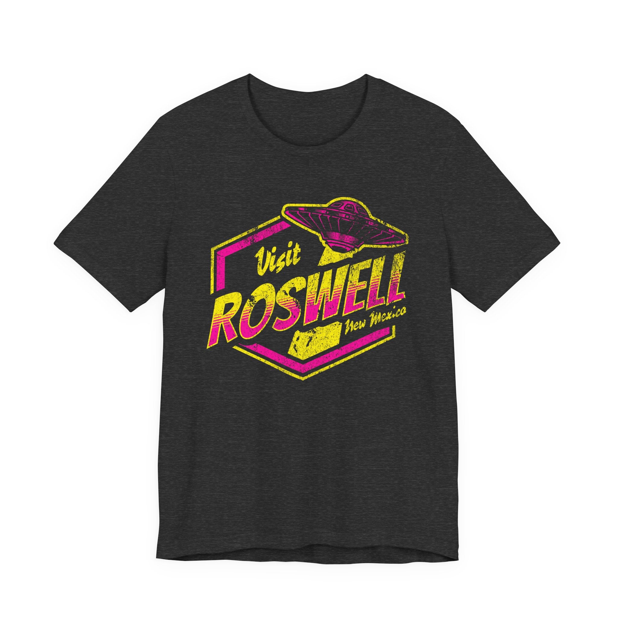 Visit Roswell Tee — Retro UFO Alien Abduction T-Shirt