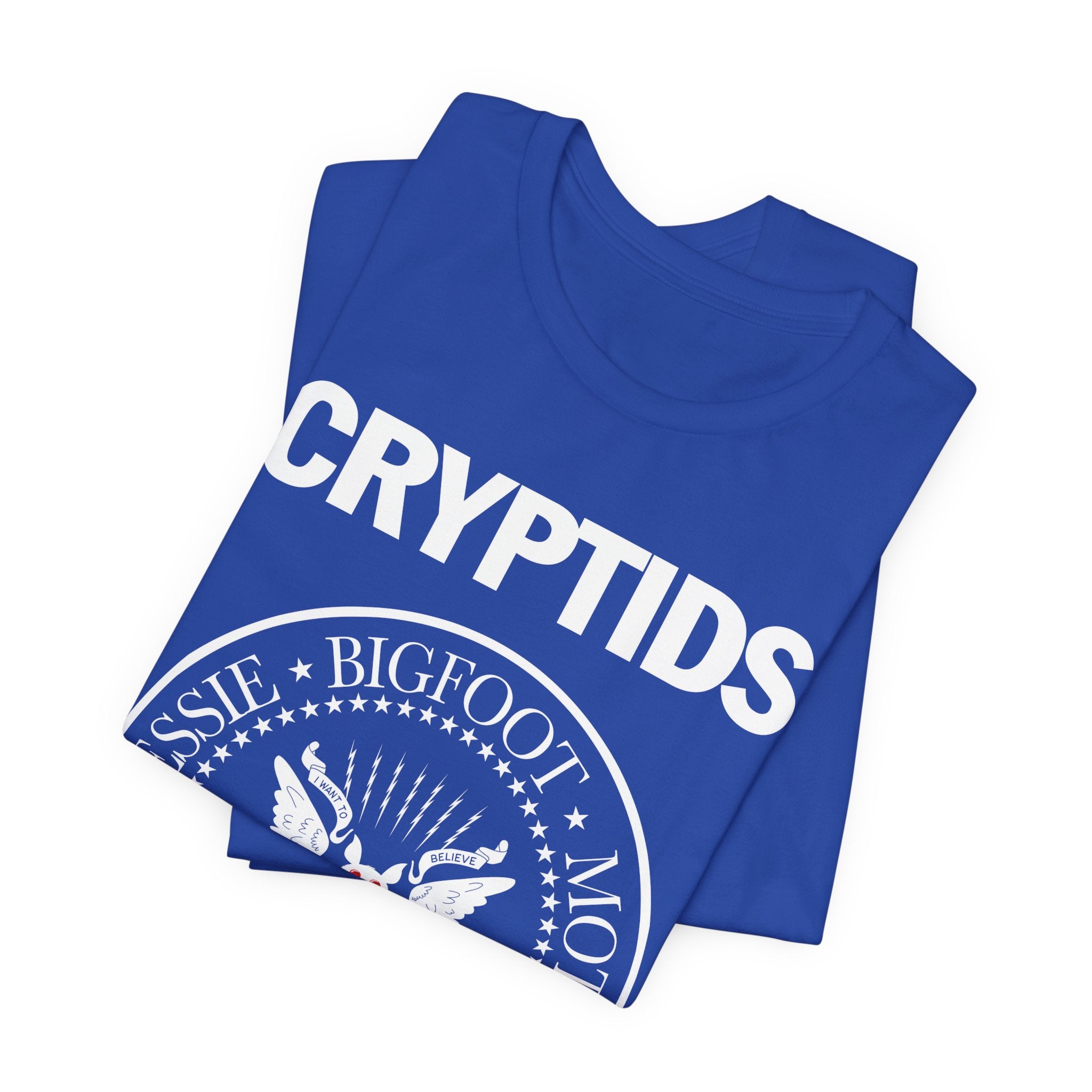 Cryptids PUNK Tee — Bigfoot, Nessie, Mothman & Chupacabra Graphic Shirt