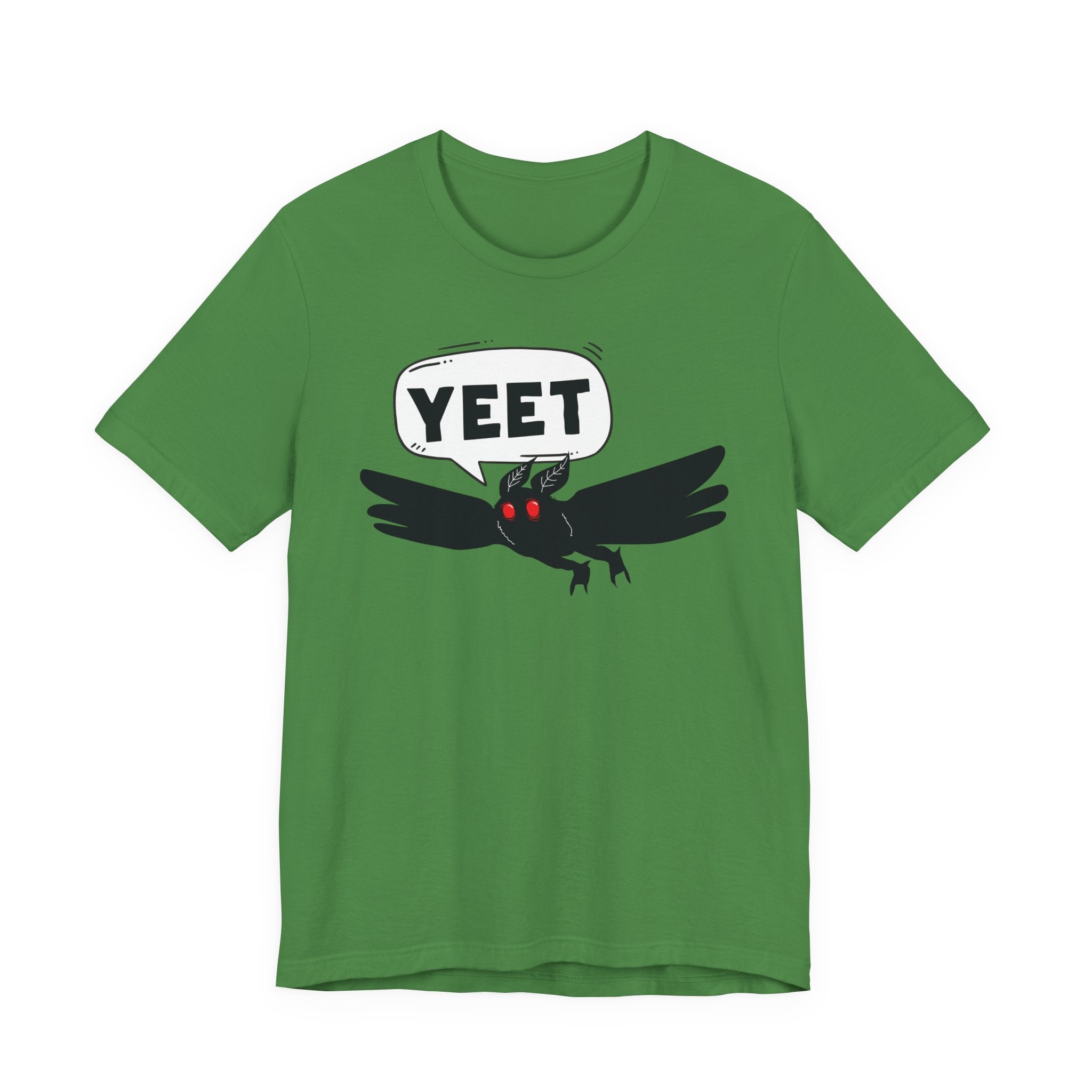YEET Crow T-Shirt — Funny Gothic Raven Tee with Speech Bubble