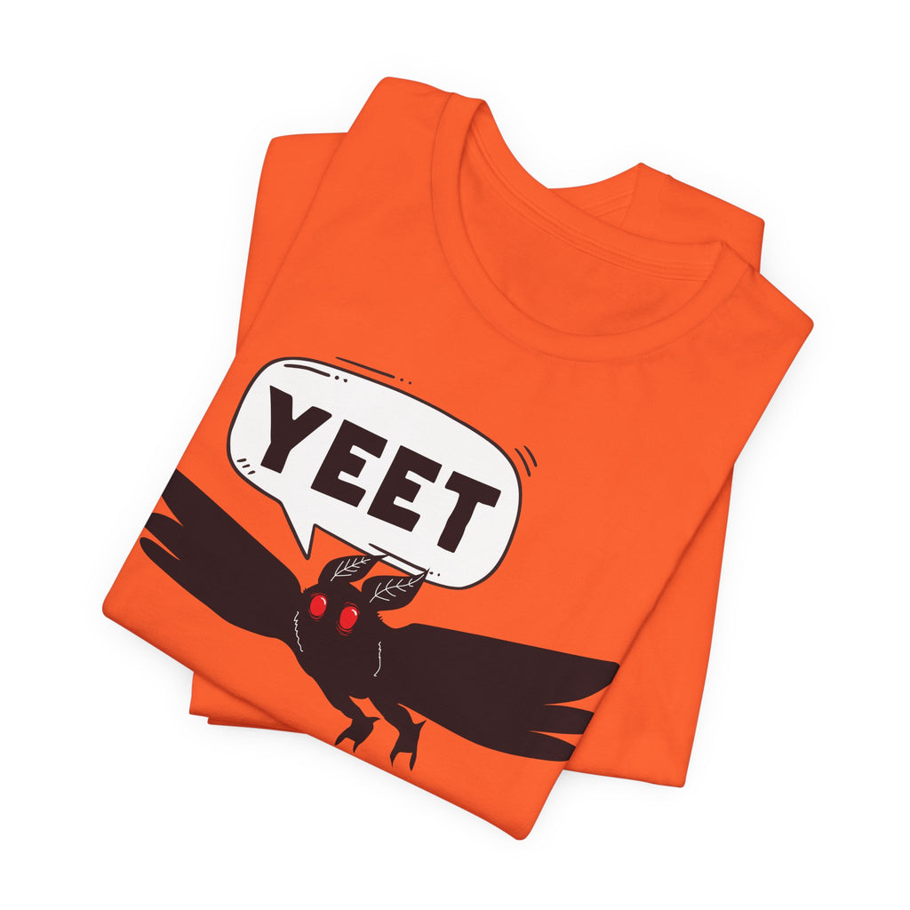 YEET Crow T-Shirt — Funny Gothic Raven Tee with Speech Bubble