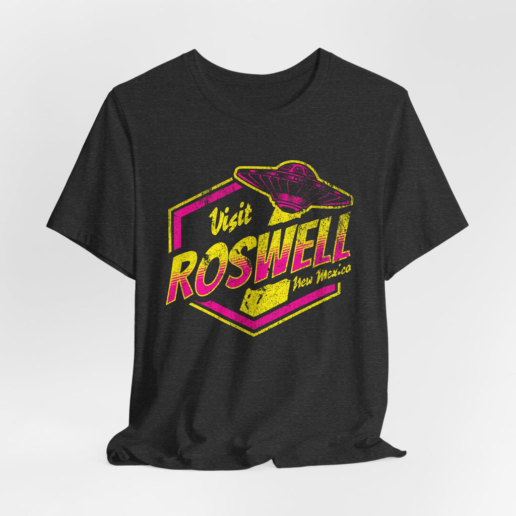 Visit Roswell Tee — Retro UFO Alien Abduction T-Shirt