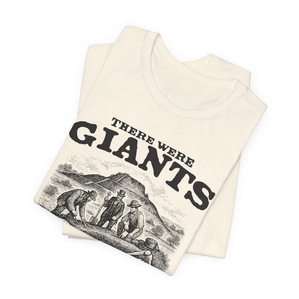 There Were Giants T-Shirt — Vintage Skeleton Illustration Tee