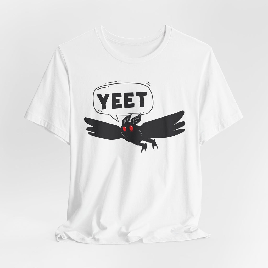 YEET Crow T-Shirt — Funny Gothic Raven Tee with Speech Bubble