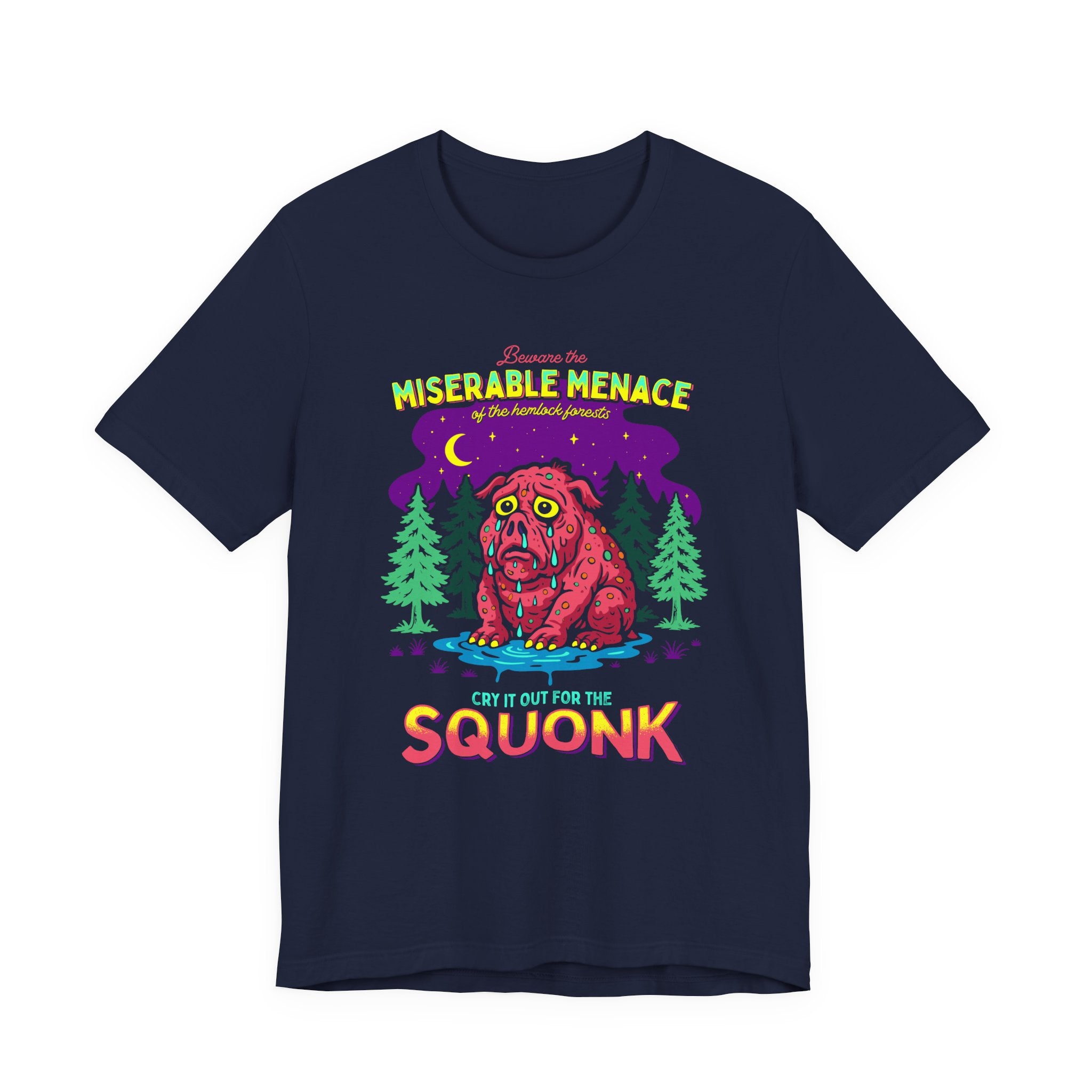 Miserable Menace 'Squonk' Graphic Tee — Cute Creepy Forest Creature T-Shirt
