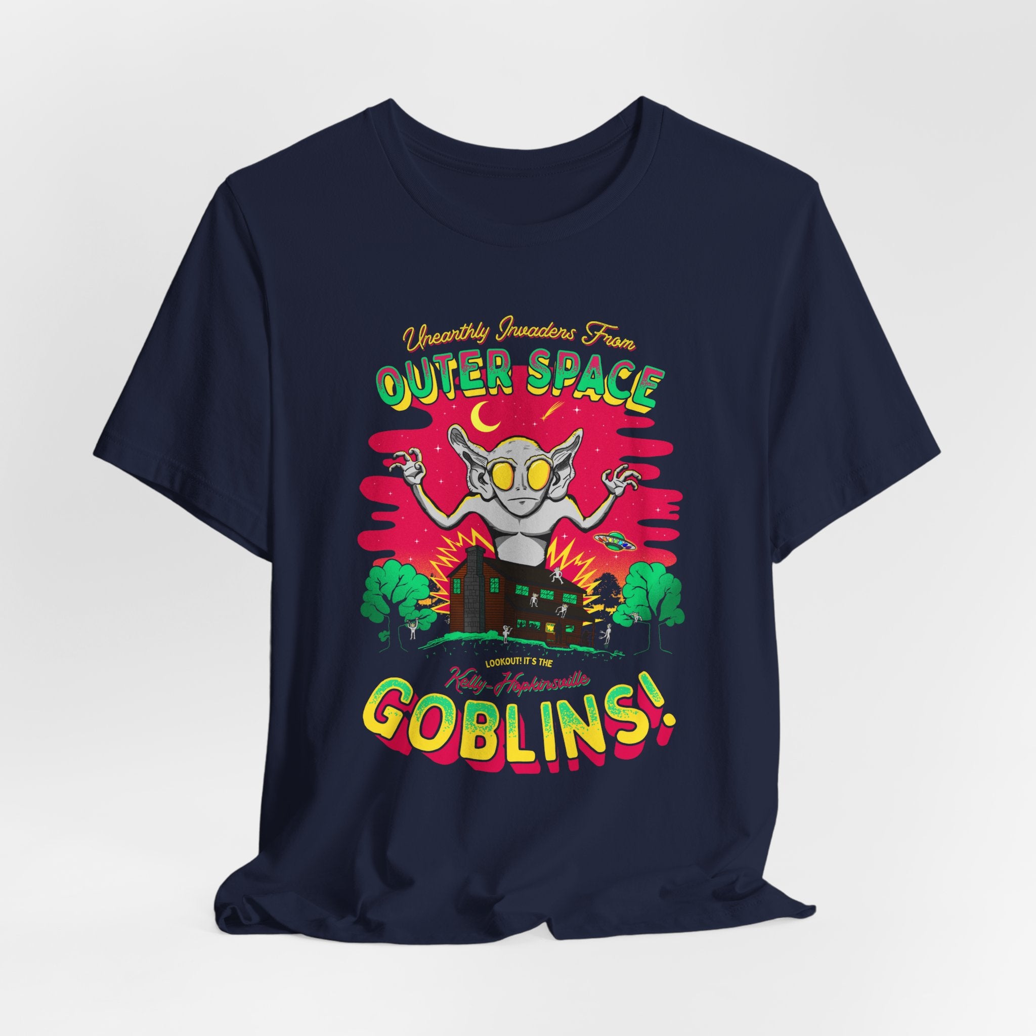 Hopkinsville Kentucky Goblins T-Shirt — Retro Outer Space Goblins