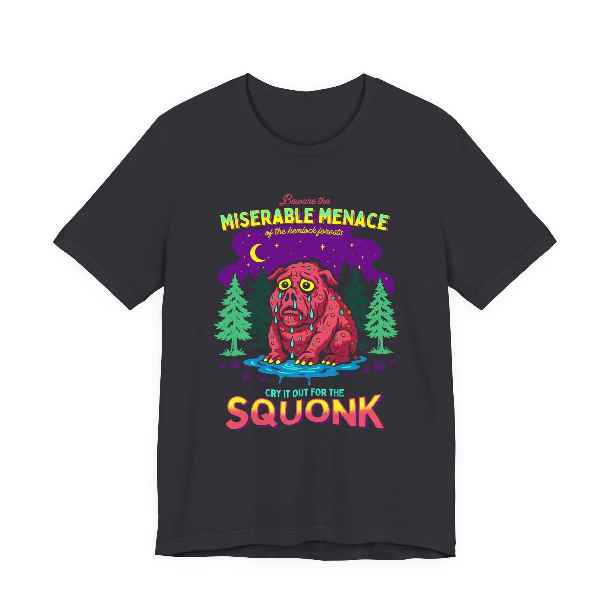 Miserable Menace 'Squonk' Graphic Tee — Cute Creepy Forest Creature T-Shirt