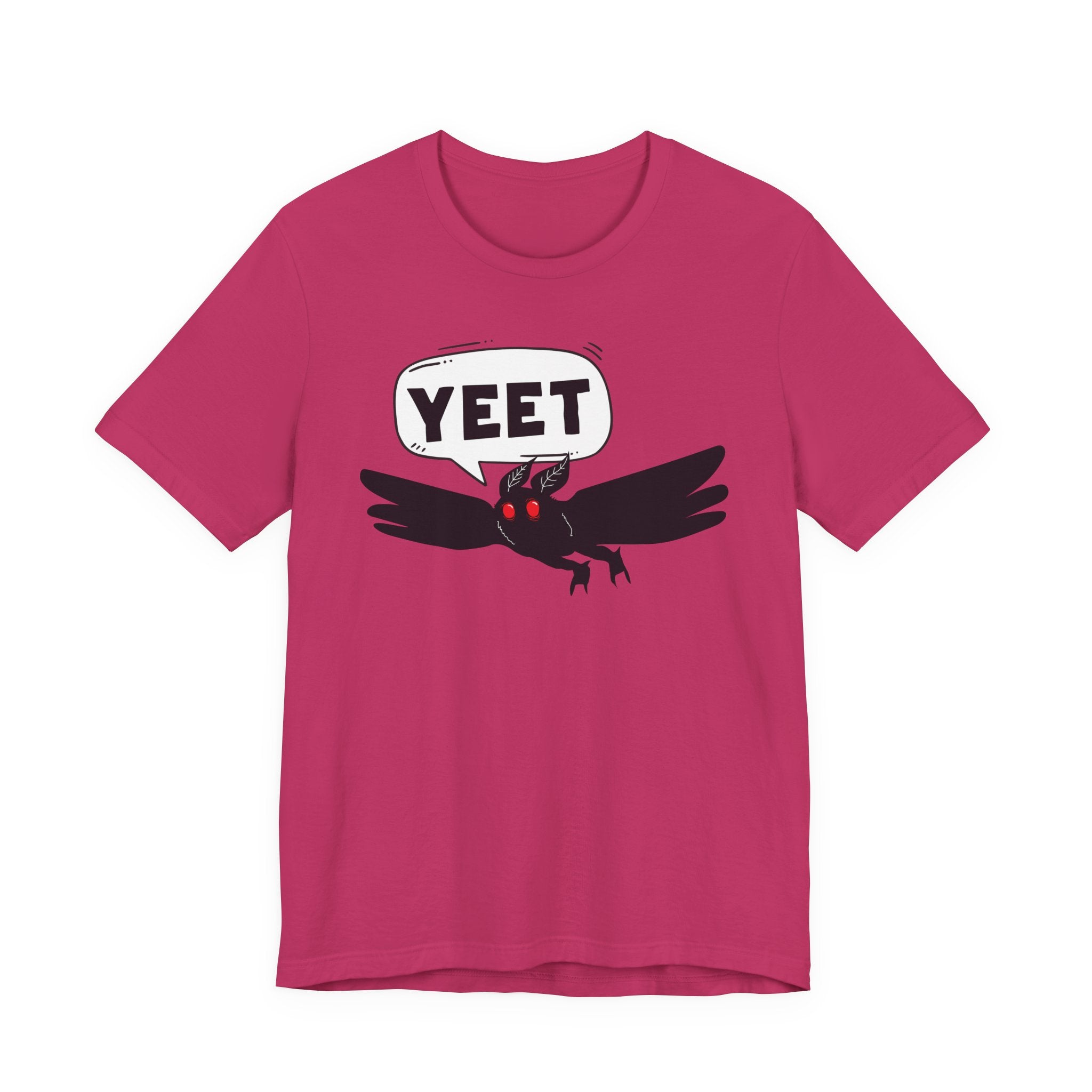 YEET Crow T-Shirt — Funny Gothic Raven Tee with Speech Bubble