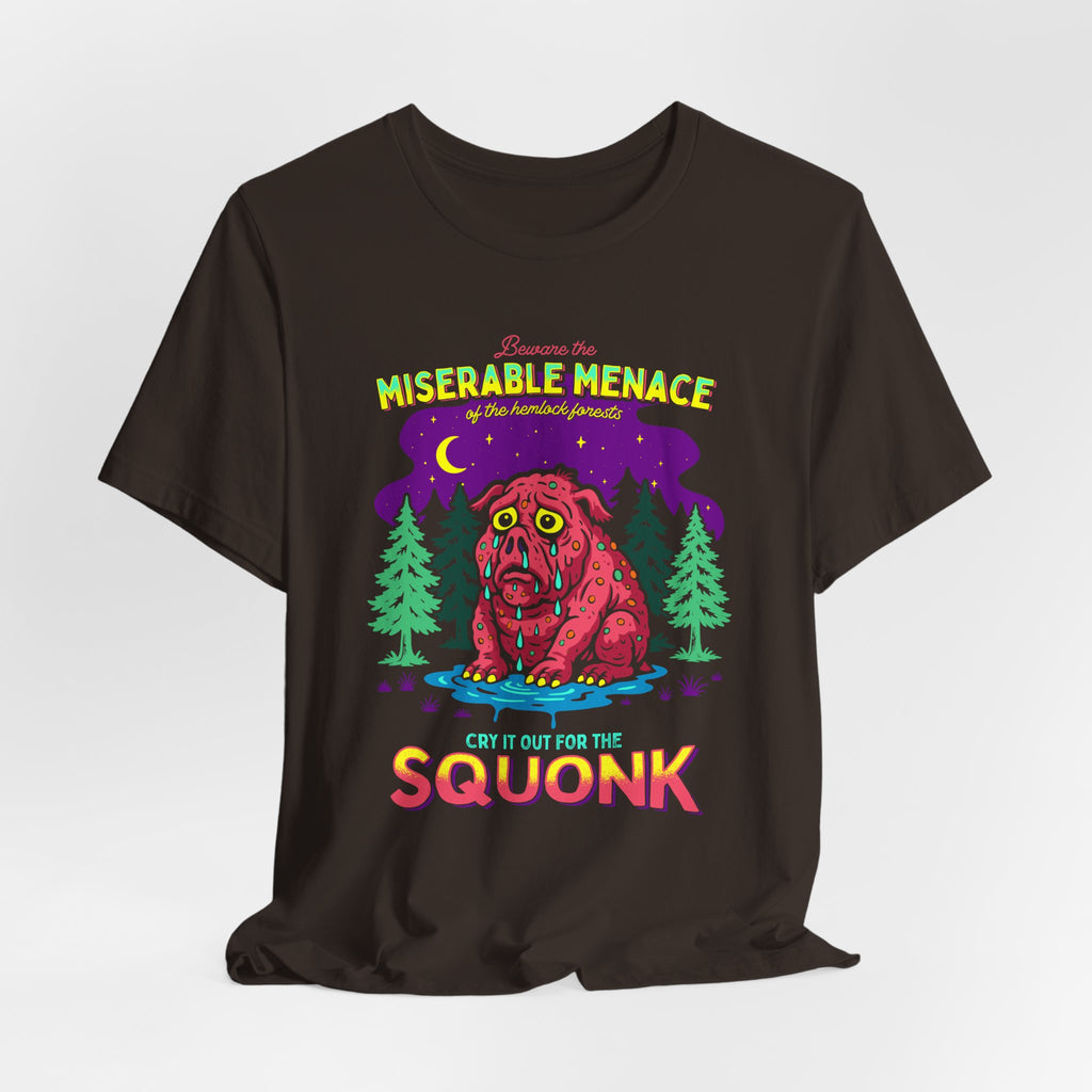 Miserable Menace 'Squonk' Graphic Tee — Cute Creepy Forest Creature T-Shirt
