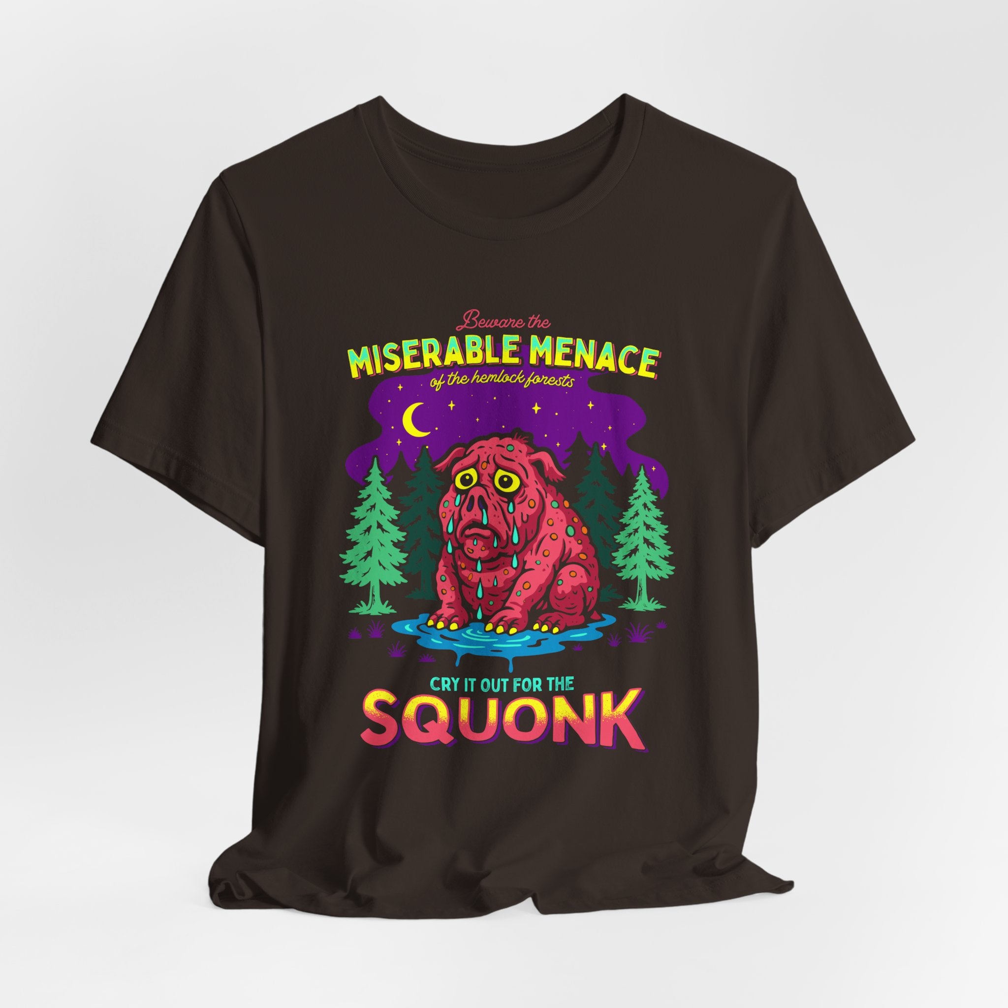 Miserable Menace 'Squonk' Graphic Tee — Cute Creepy Forest Creature T-Shirt