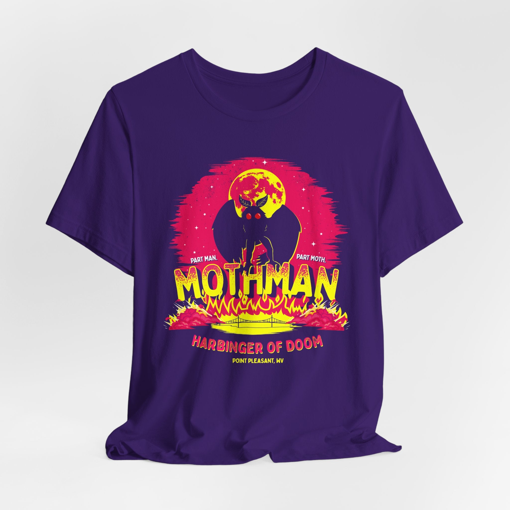 Mothman Harbinger of Doom T-Shirt // Retro Cryptid Graphic Shirt