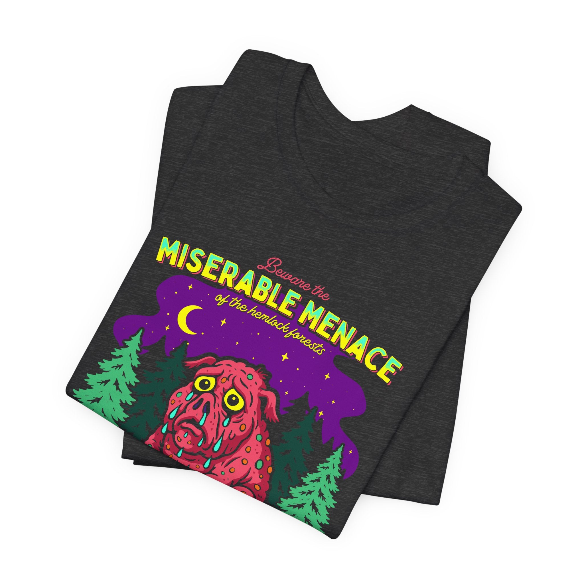 Miserable Menace 'Squonk' Graphic Tee — Cute Creepy Forest Creature T-Shirt